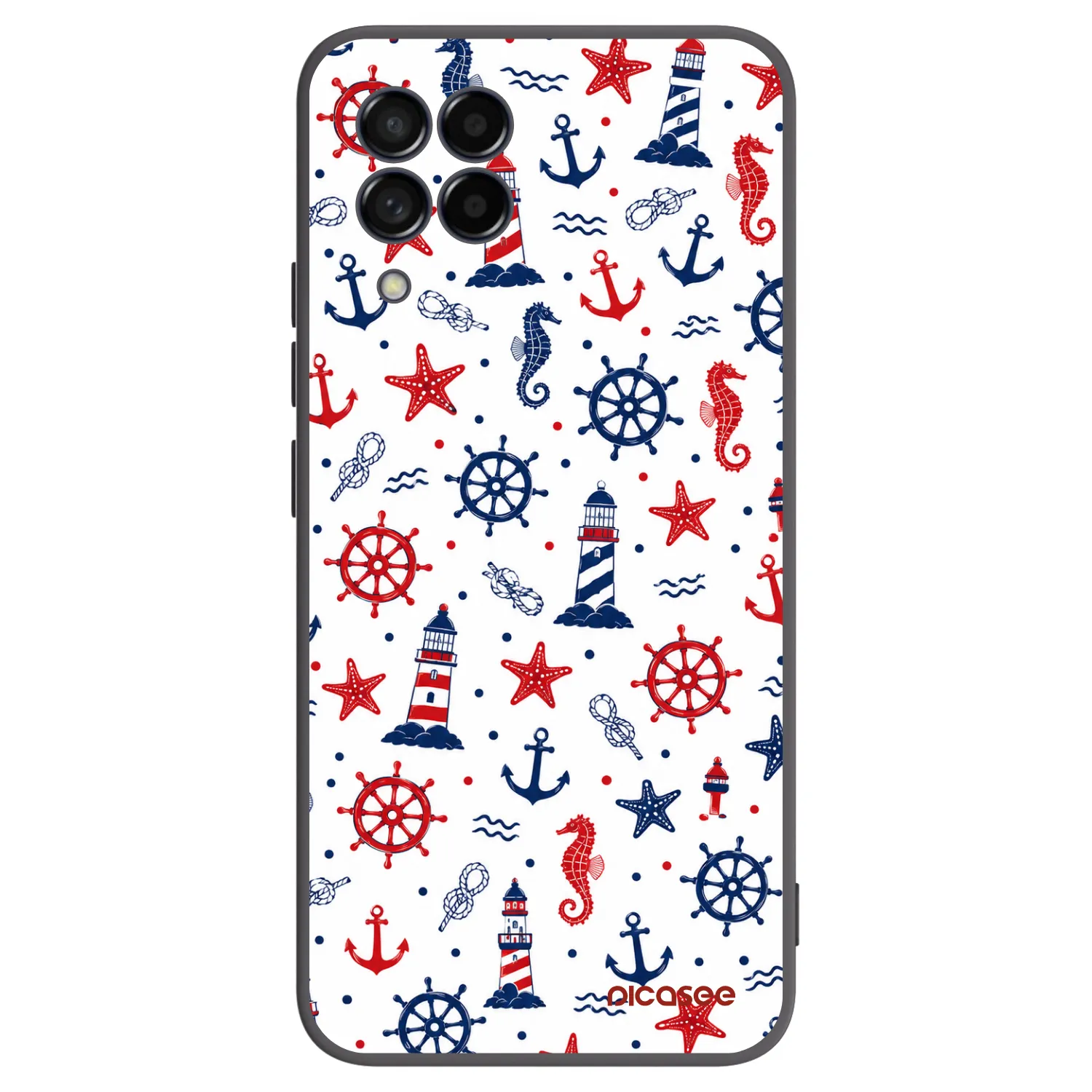 Picasee silikónový čierny obal pre Samsung Galaxy M53 5G - Sailor Vibes