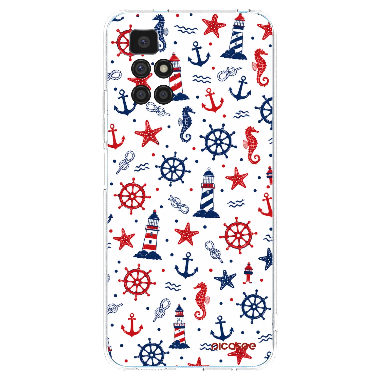 Picasee silikónový prehľadný obal pre Xiaomi Redmi 10 (2022) - Sailor Vibes