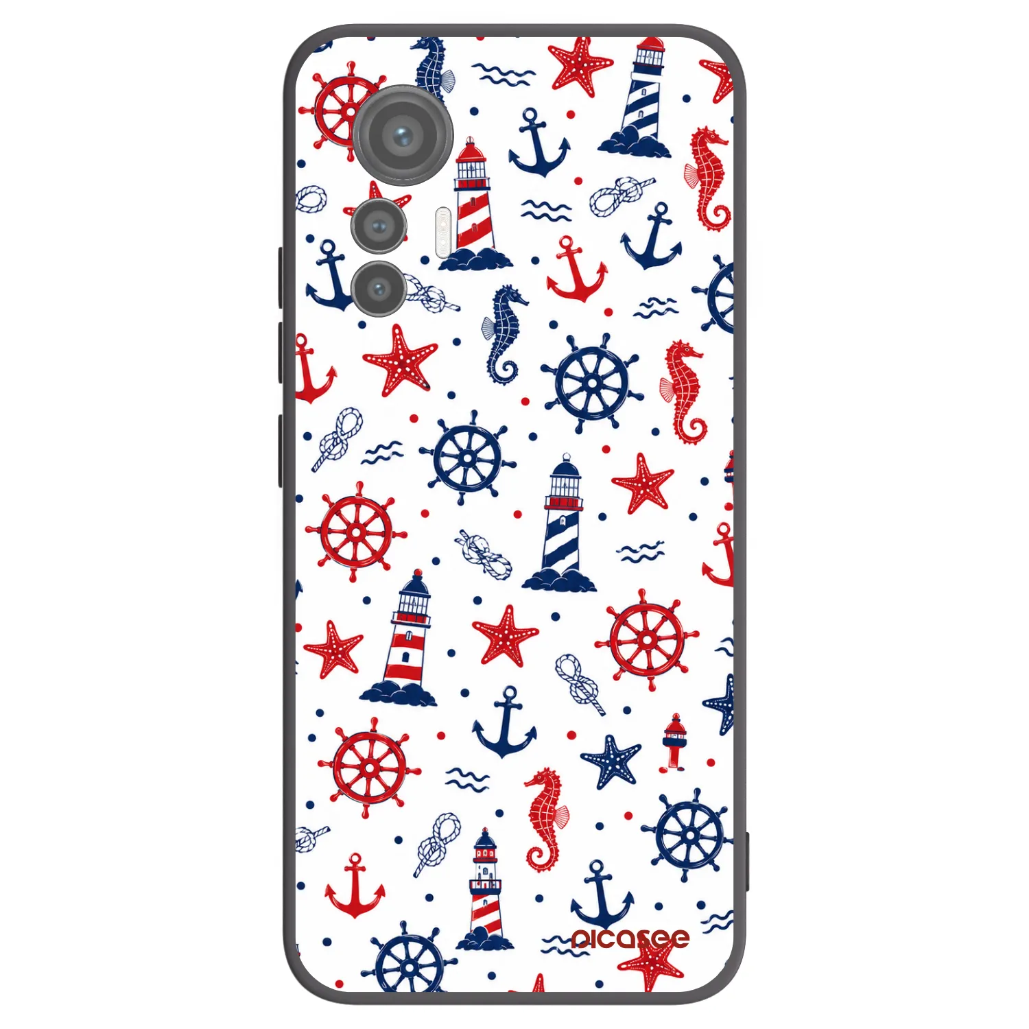 Picasee silikónový čierny obal pre Xiaomi 12 Lite - Sailor Vibes