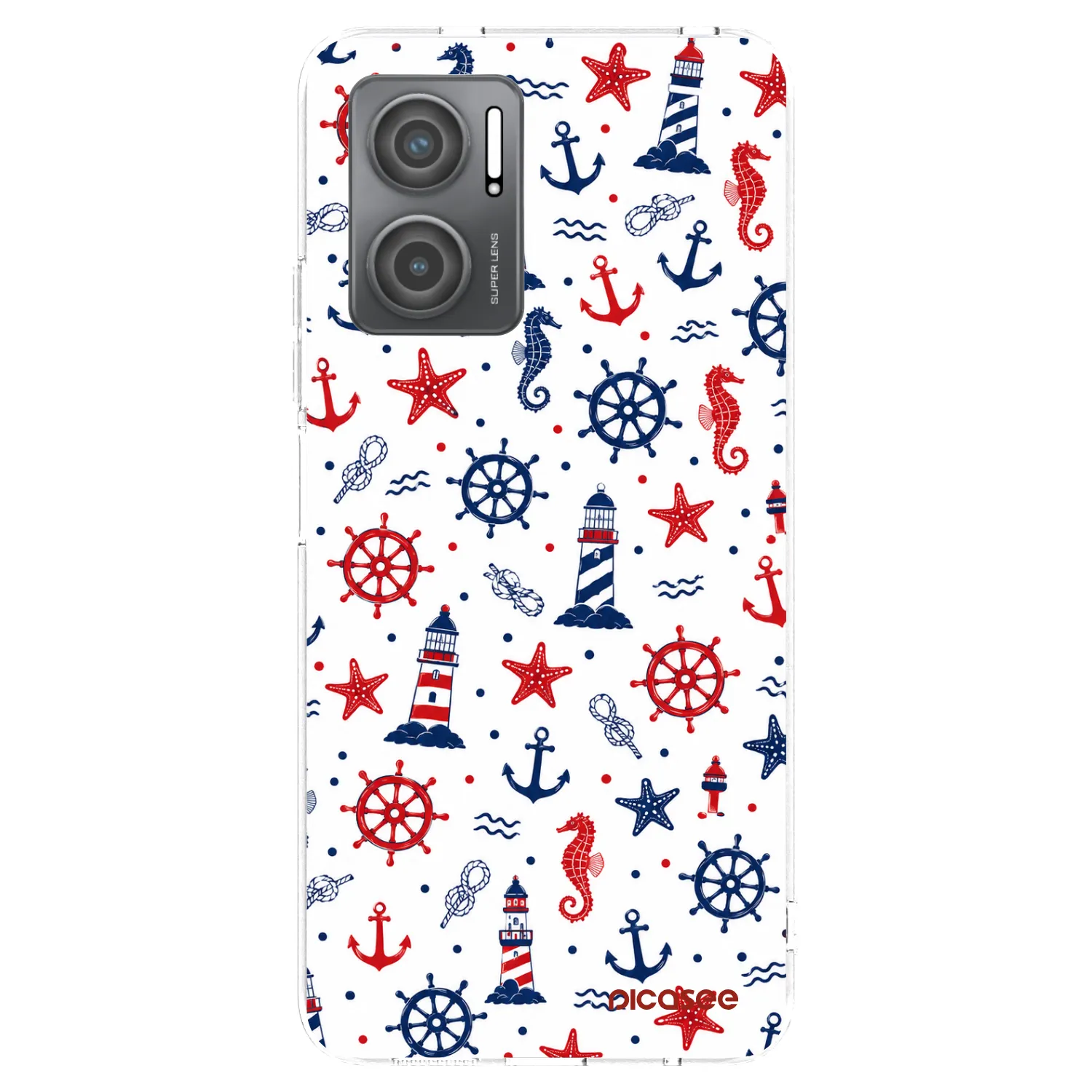 Picasee silikónový prehľadný obal pre Xiaomi Redmi 10 5G - Sailor Vibes