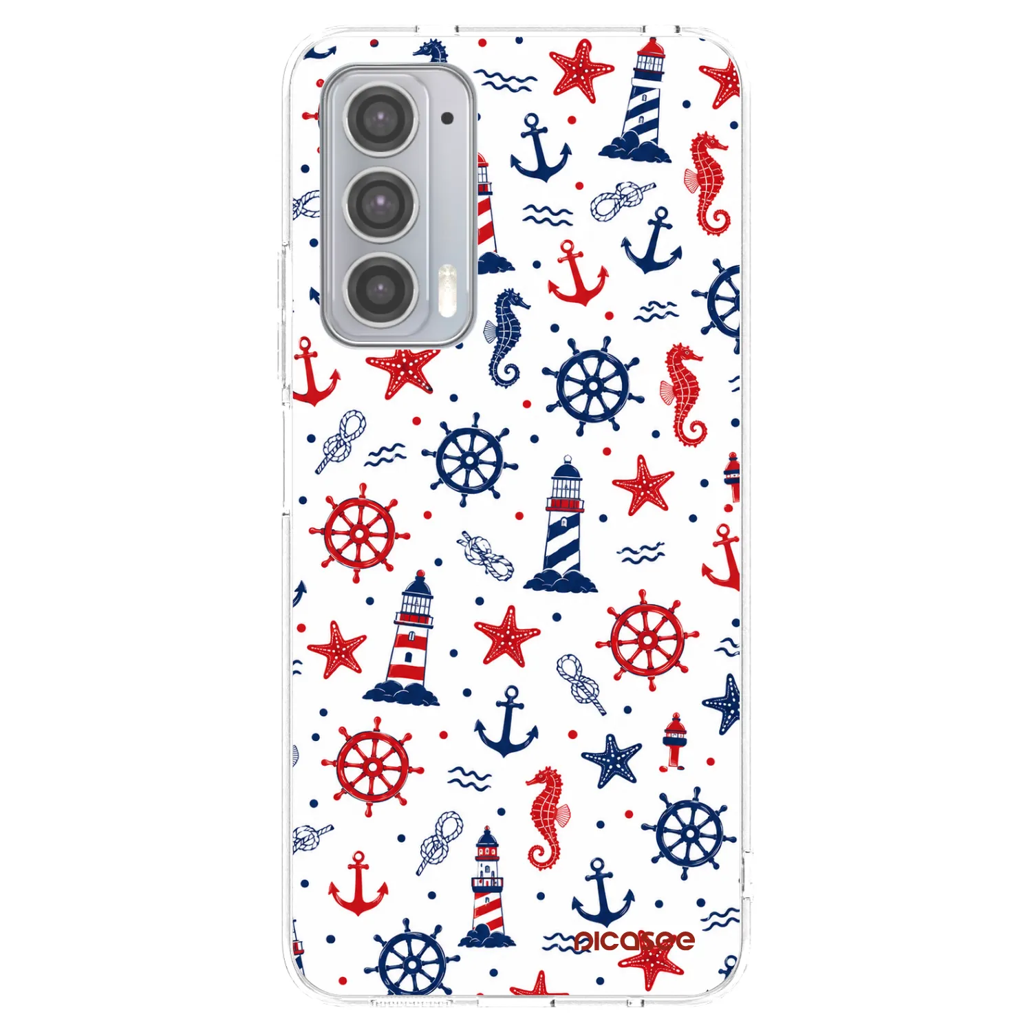 Picasee silikónový prehľadný obal pre Motorola Edge 20 - Sailor Vibes