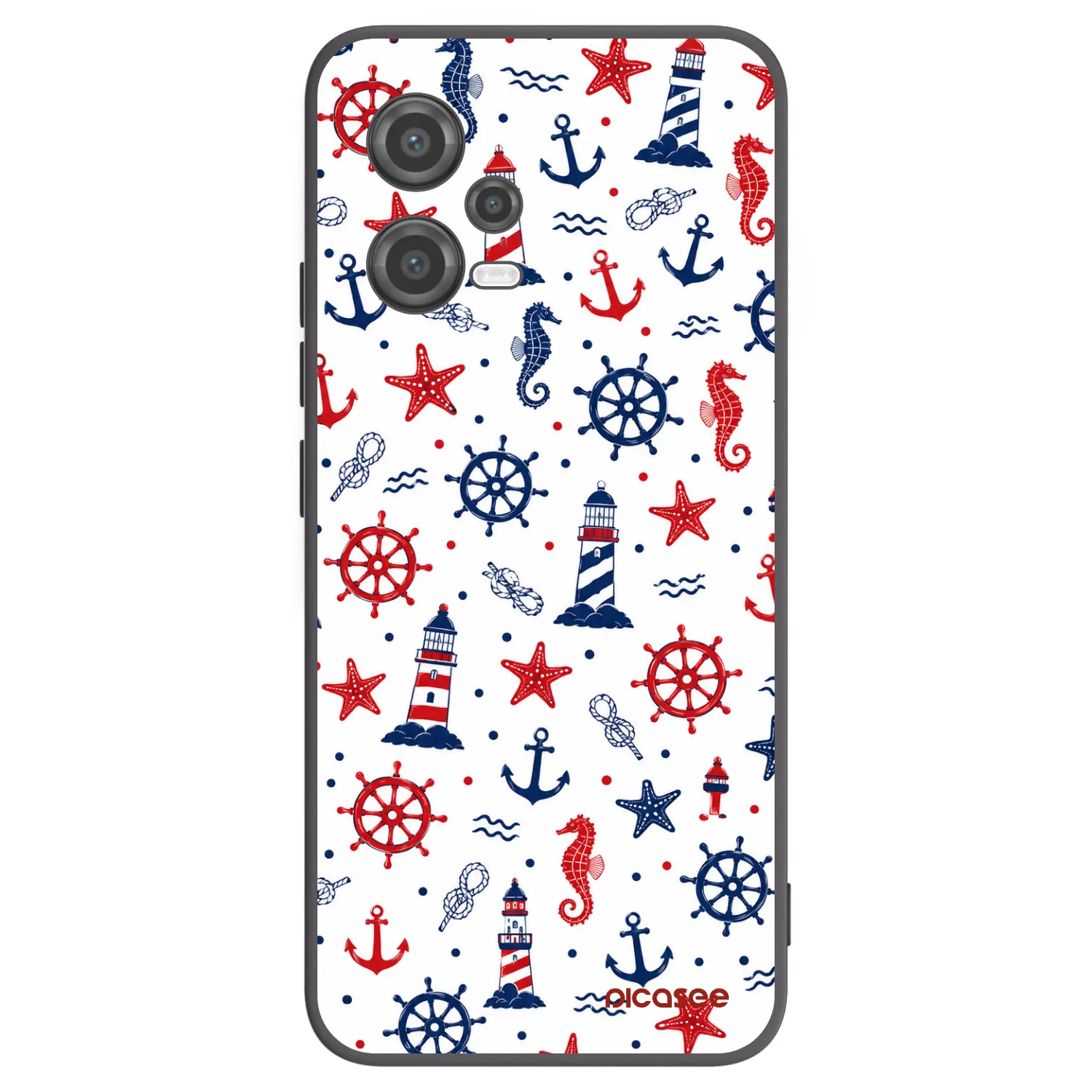 Picasee silikónový čierny obal pre Xiaomi Poco X5 - Sailor Vibes