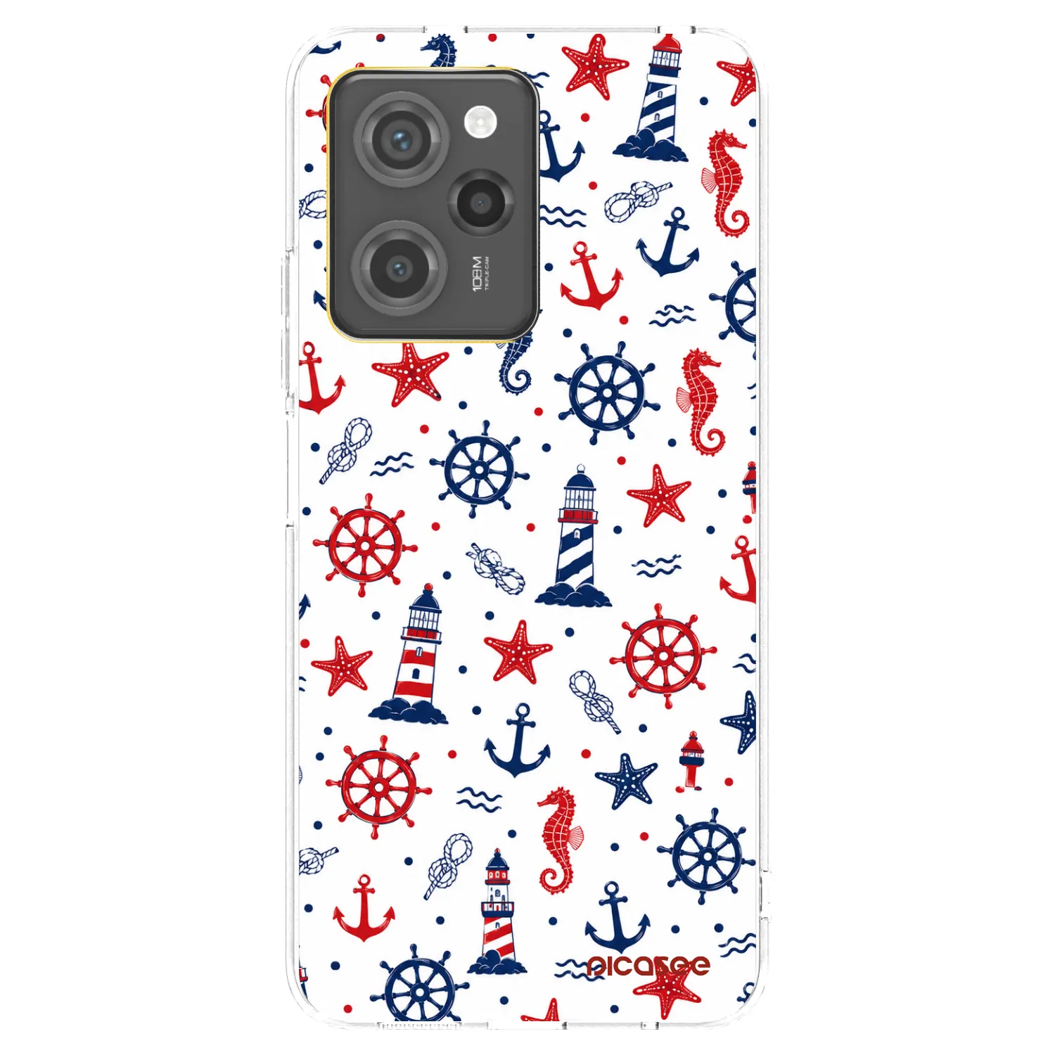 Picasee silikónový čierny obal pre Xiaomi Poco X5 Pro - Sailor Vibes