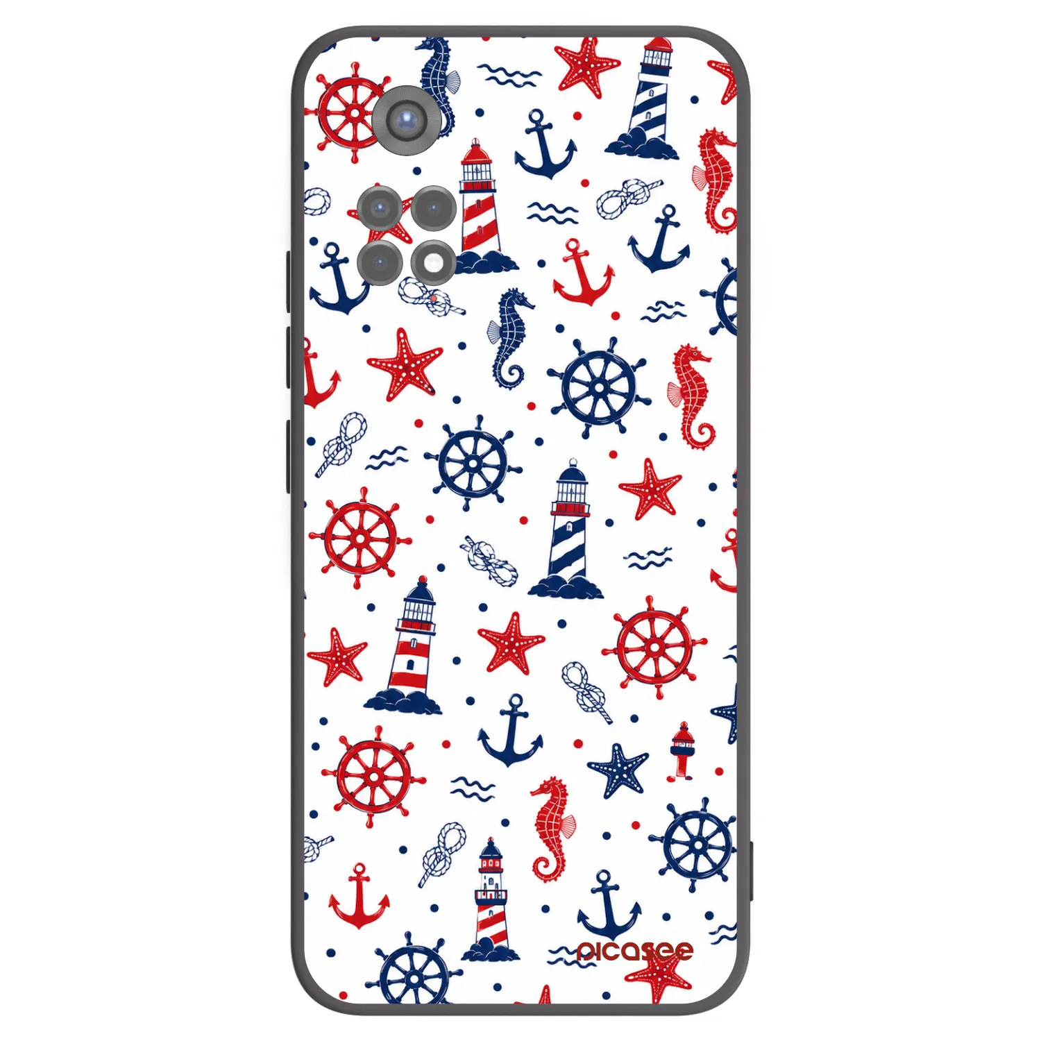Picasee silikónový čierny obal pre Xiaomi Redmi Note 11S 5G - Sailor Vibes