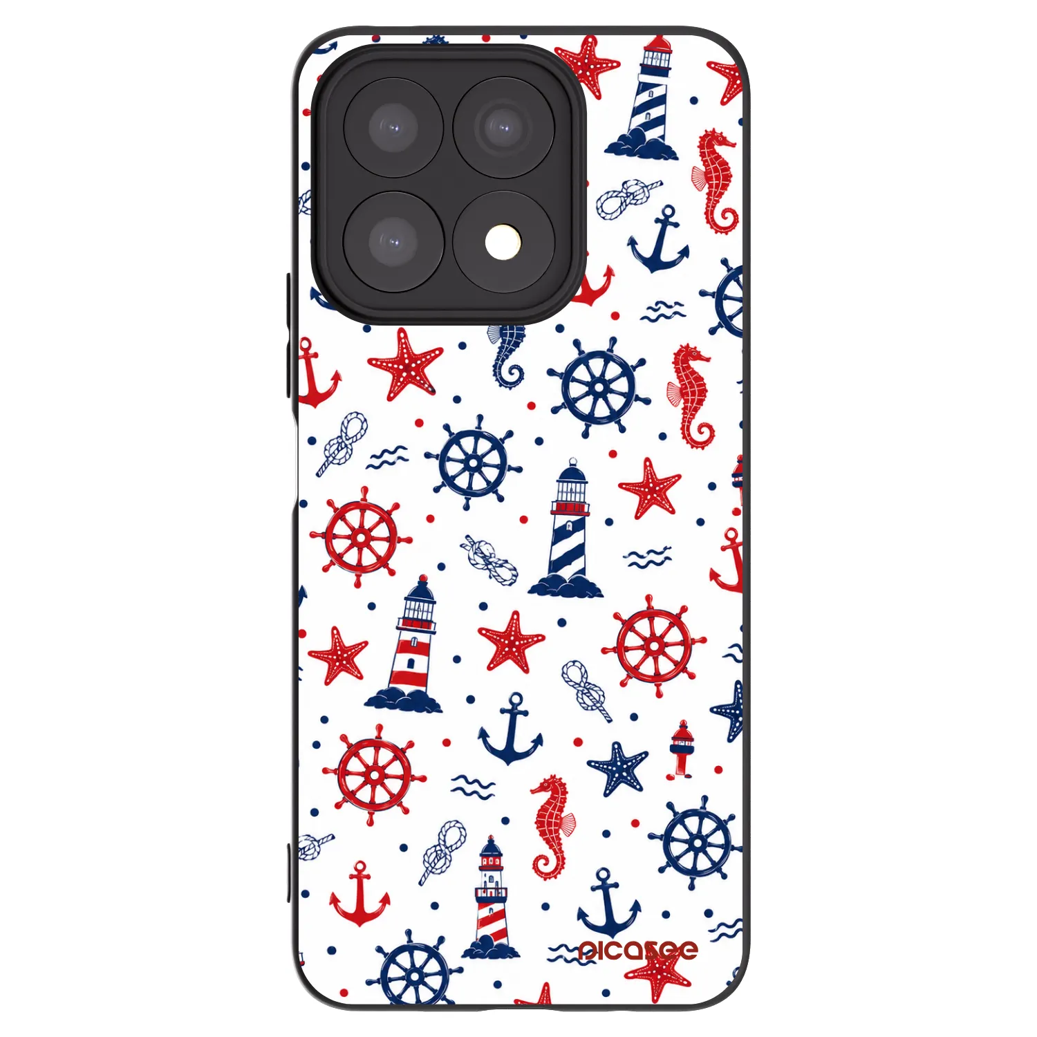 Picasee silikónový čierny obal pre Honor X8a - Sailor Vibes