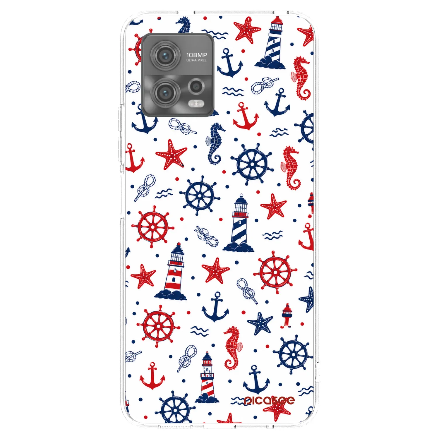 Picasee silikónový prehľadný obal pre Motorola Moto G72 - Sailor Vibes
