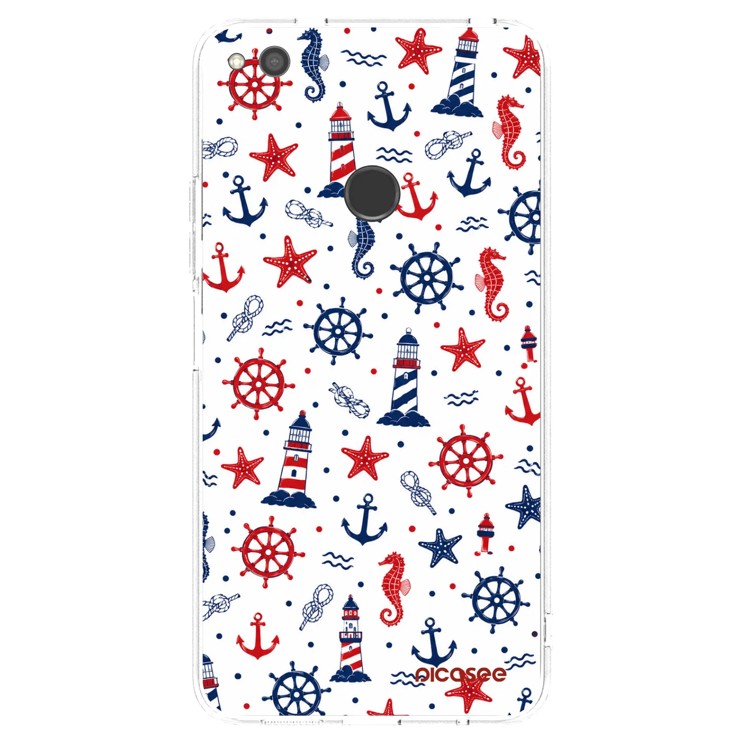 Picasee silikónový prehľadný obal pre Huawei P9 Lite 2017 - Sailor Vibes