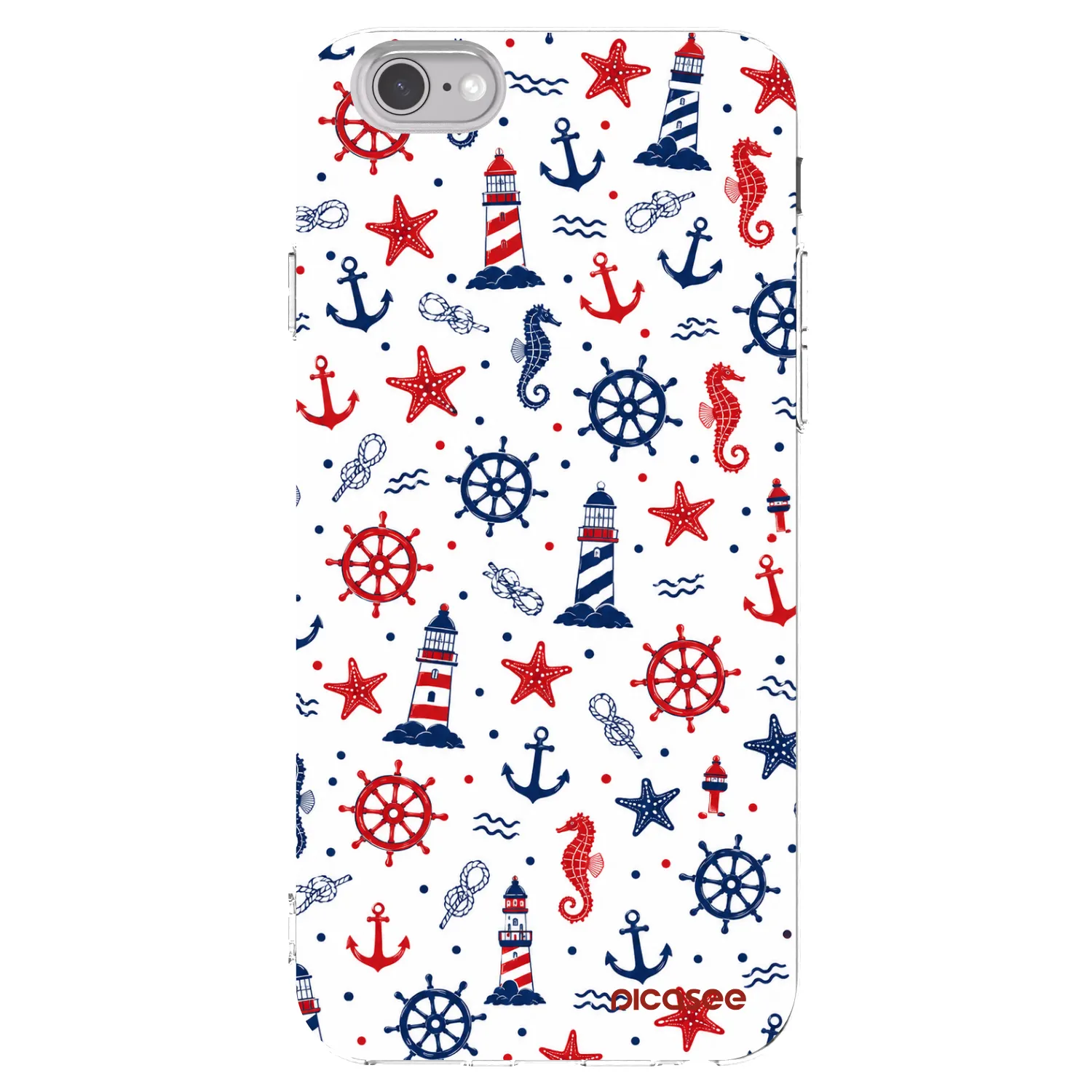 Picasee silikónový prehľadný obal pre Apple iPhone 6/6S - Sailor Vibes