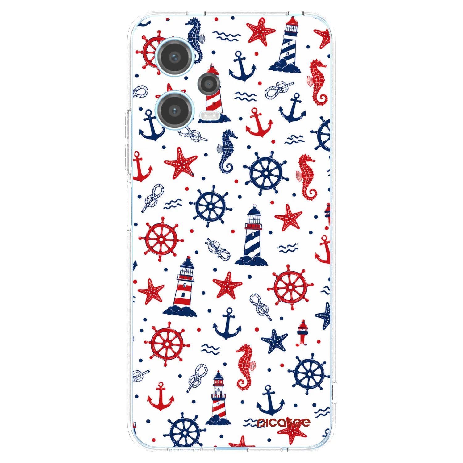 Picasee silikónový prehľadný obal pre Xiaomi Redmi Note 12 5G - Sailor Vibes