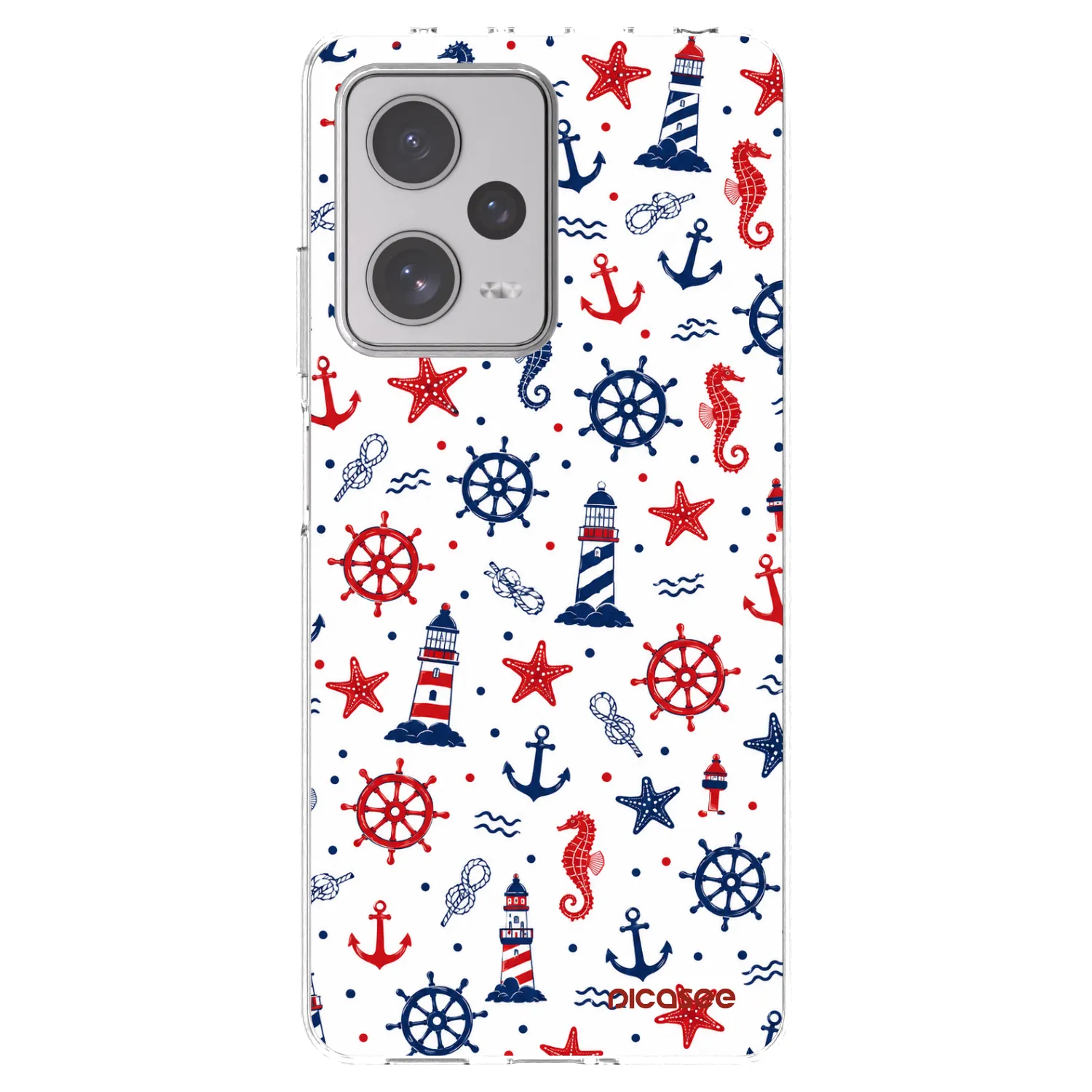 Picasee silikónový prehľadný obal pre Xiaomi Redmi Note 12 Pro+ 5G - Sailor Vibes