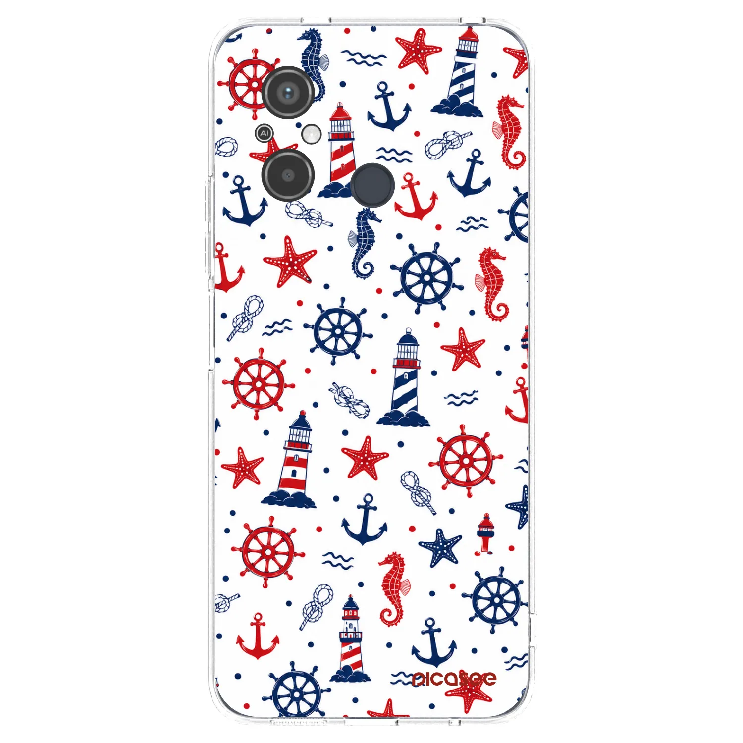 Picasee silikónový prehľadný obal pre Xiaomi Redmi 12C - Sailor Vibes