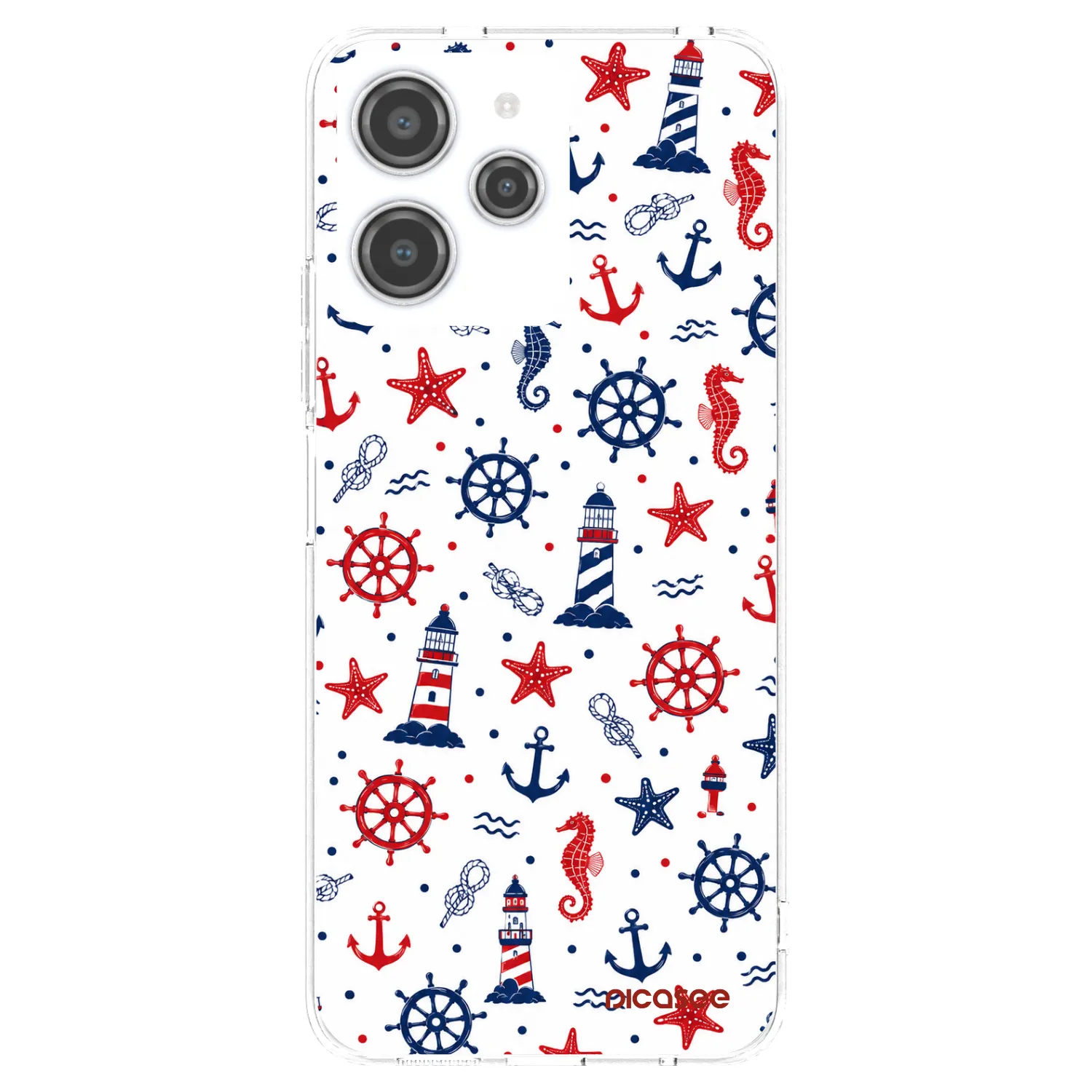 Picasee silikónový prehľadný obal pre Xiaomi Redmi 12 4G - Sailor Vibes