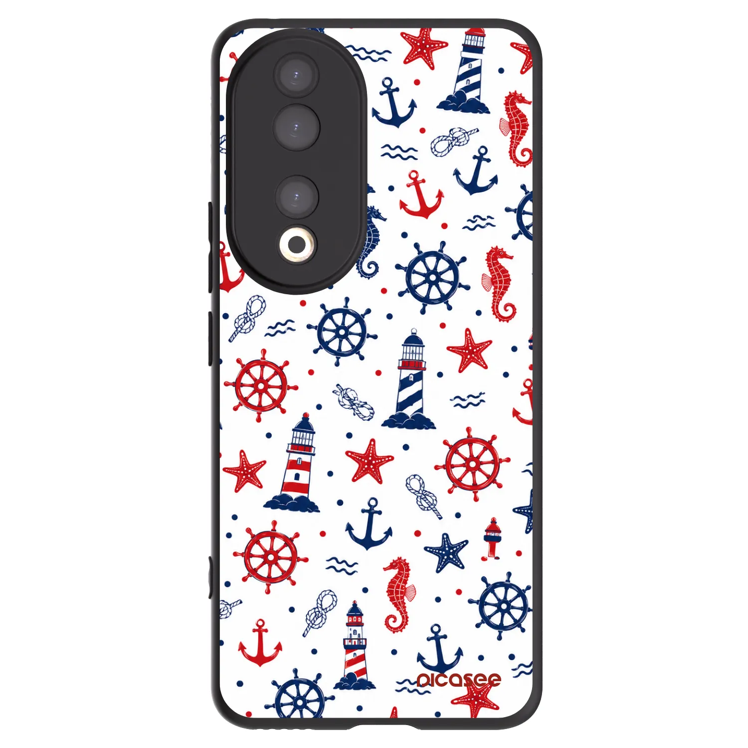 Picasee silikónový čierny obal pre Honor 90 5G - Sailor Vibes
