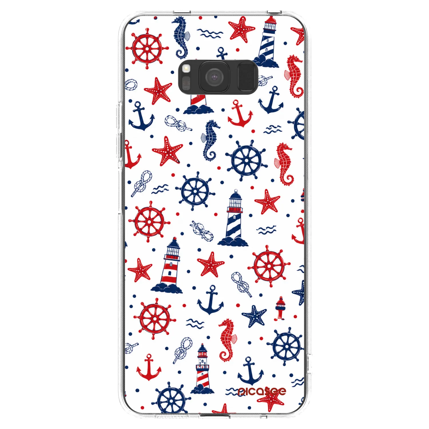 Picasee silikónový prehľadný obal pre Samsung Galaxy S8 G950F - Sailor Vibes