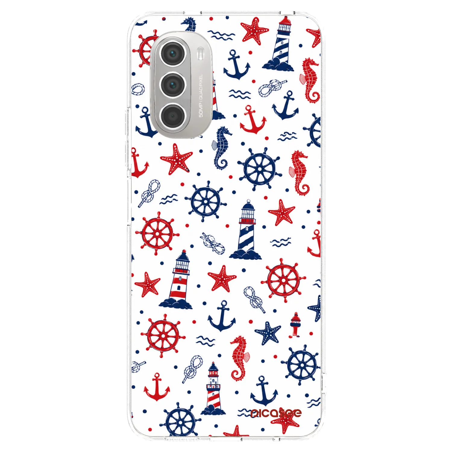 Picasee silikónový prehľadný obal pre Motorola Moto G51 - Sailor Vibes