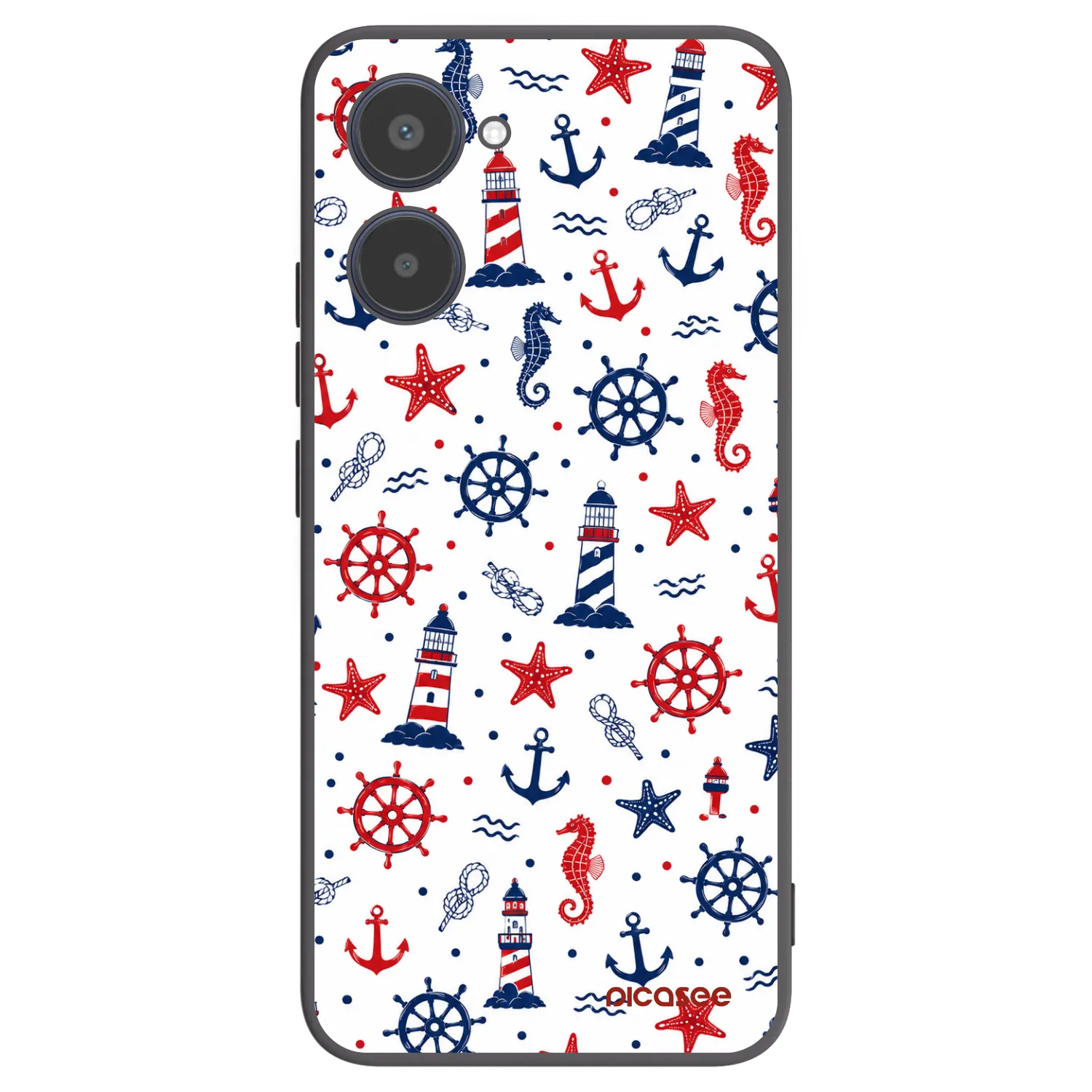 Picasee silikónový čierny obal pre Realme 10 4G - Sailor Vibes