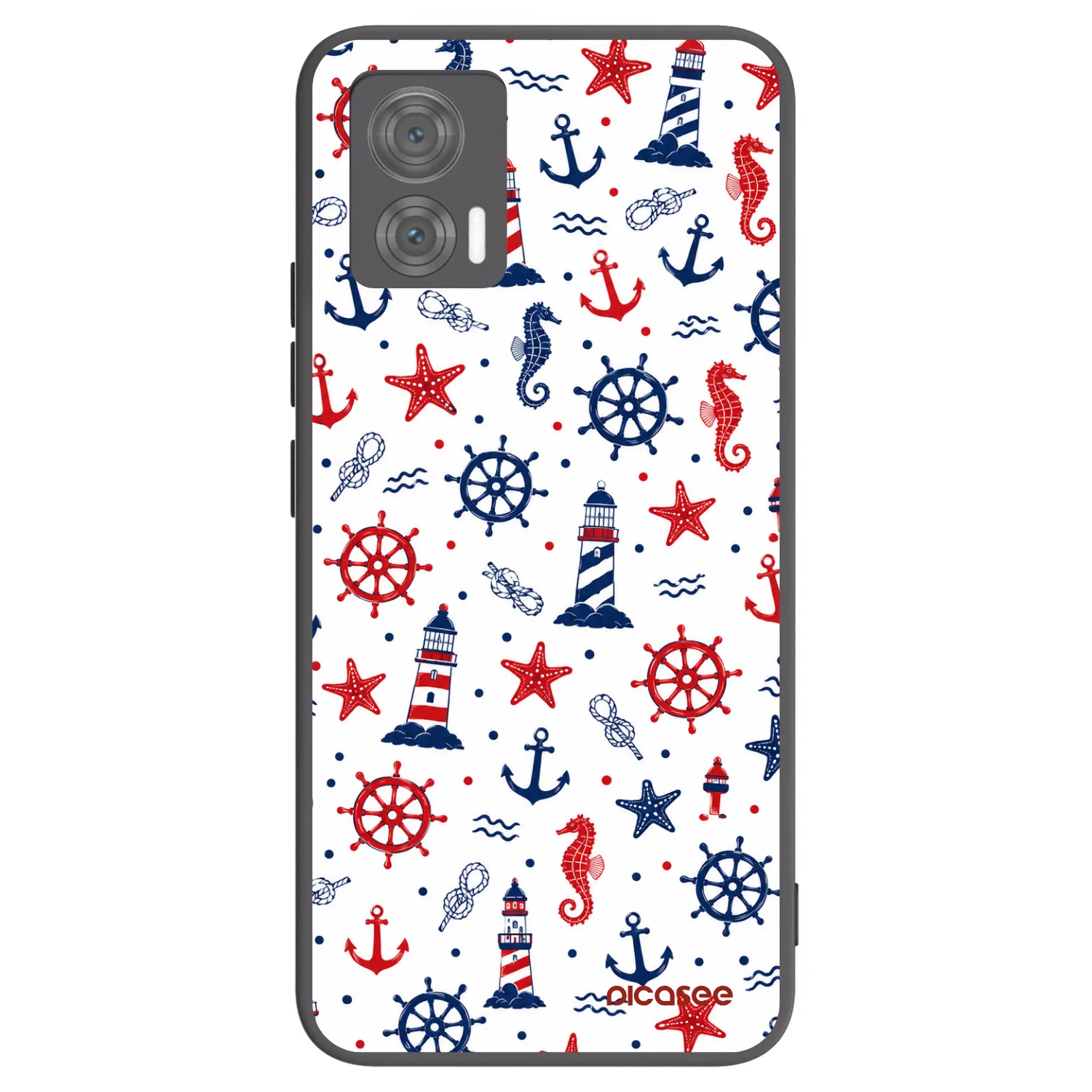 Picasee silikónový čierny obal pre Motorola Edge 30 Neo - Sailor Vibes