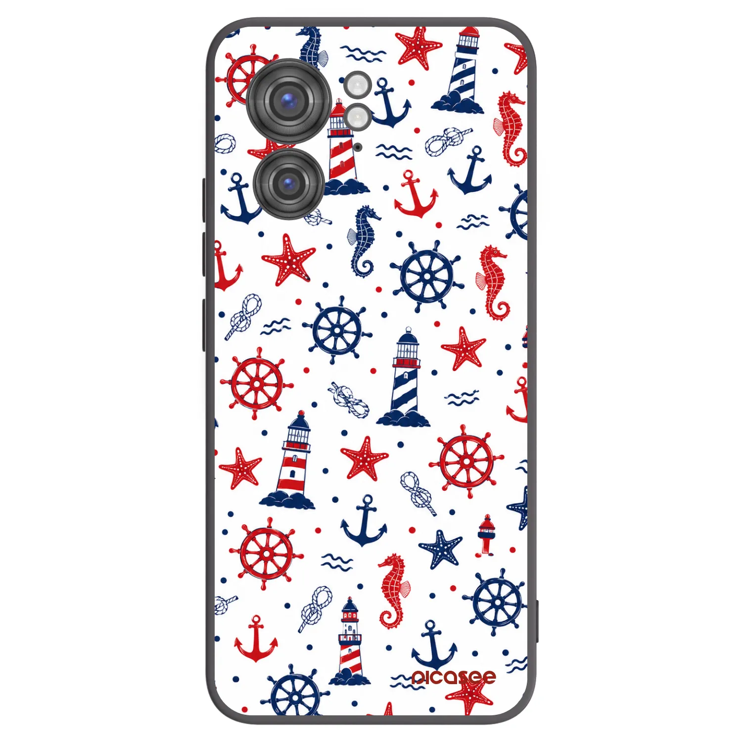 Picasee silikónový čierny obal pre Motorola Edge 40 - Sailor Vibes