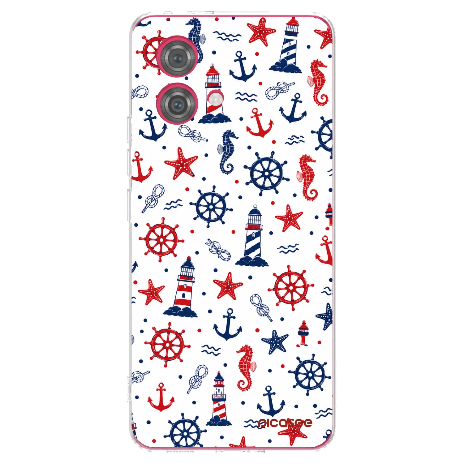 Picasee silikónový prehľadný obal pre Motorola Moto G84 5G - Sailor Vibes