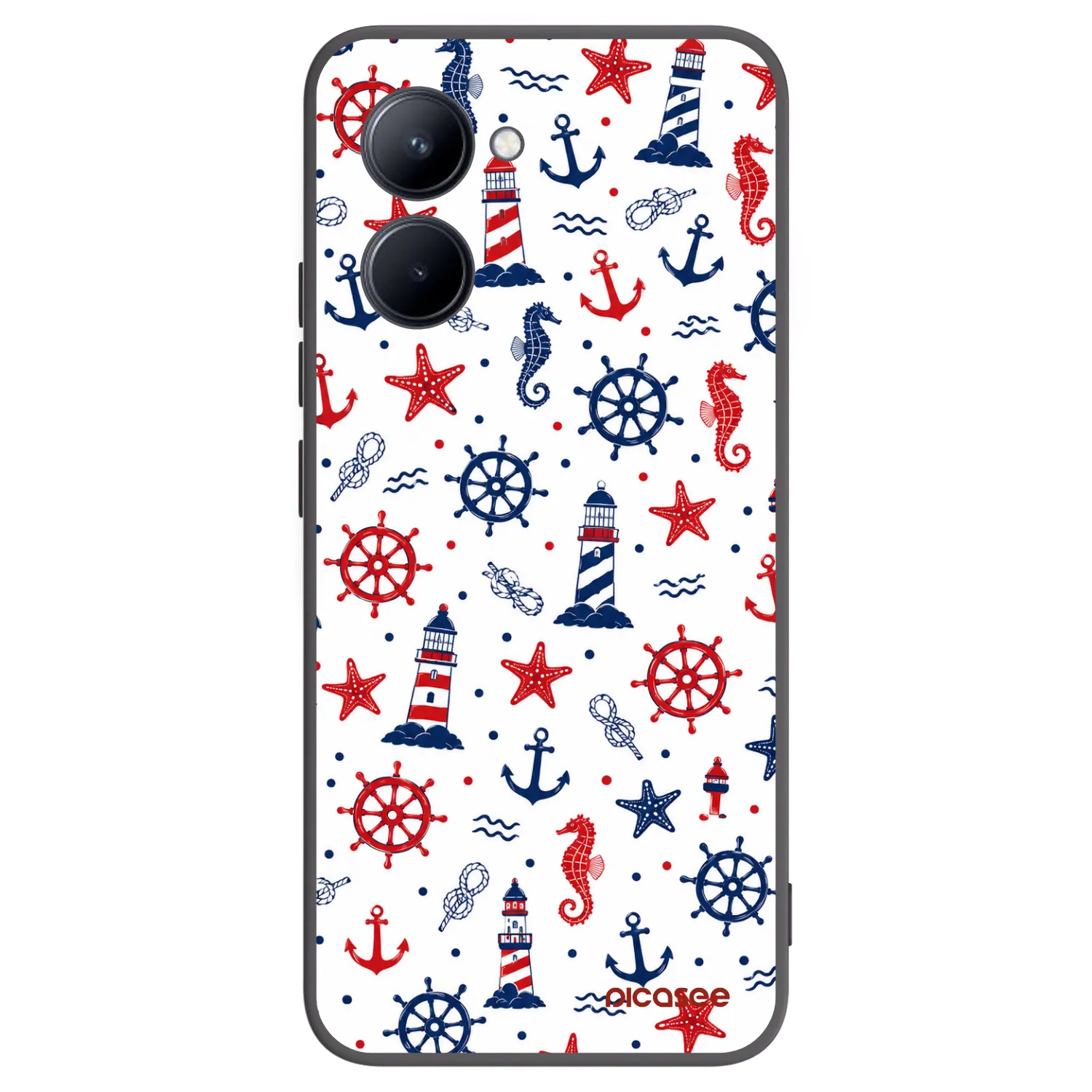 Picasee silikónový čierny obal pre Realme C33 (2023) - Sailor Vibes