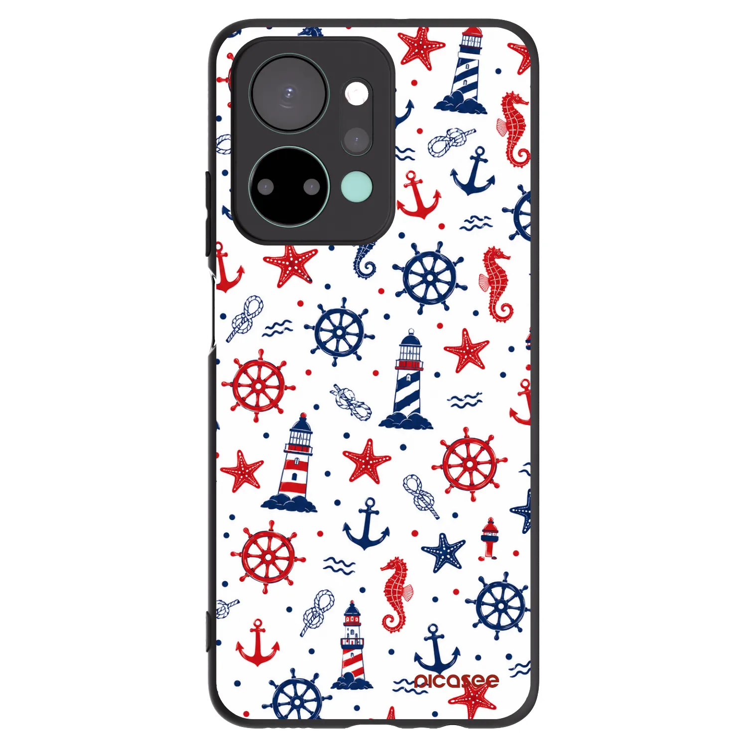 Picasee silikónový čierny obal pre Honor X7a - Sailor Vibes
