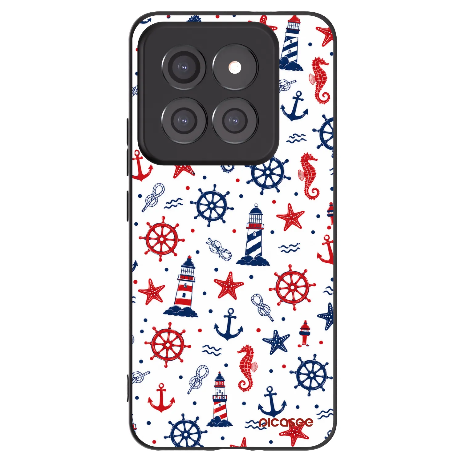 Picasee silikónový čierny obal pre Xiaomi 14 Pro - Sailor Vibes