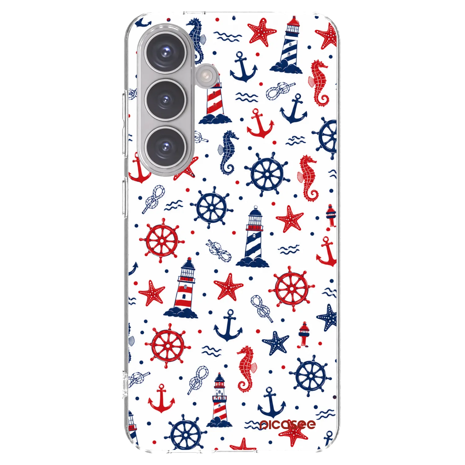 Picasee silikónový prehľadný obal pre Samsung Galaxy S24 S921B 5G - Sailor Vibes
