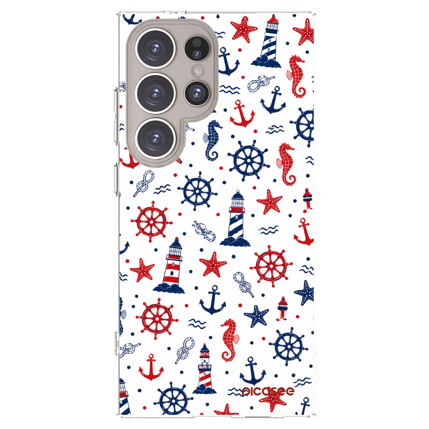 Picasee silikónový prehľadný obal pre Samsung Galaxy S24 Ultra S928B 5G - Sailor Vibes