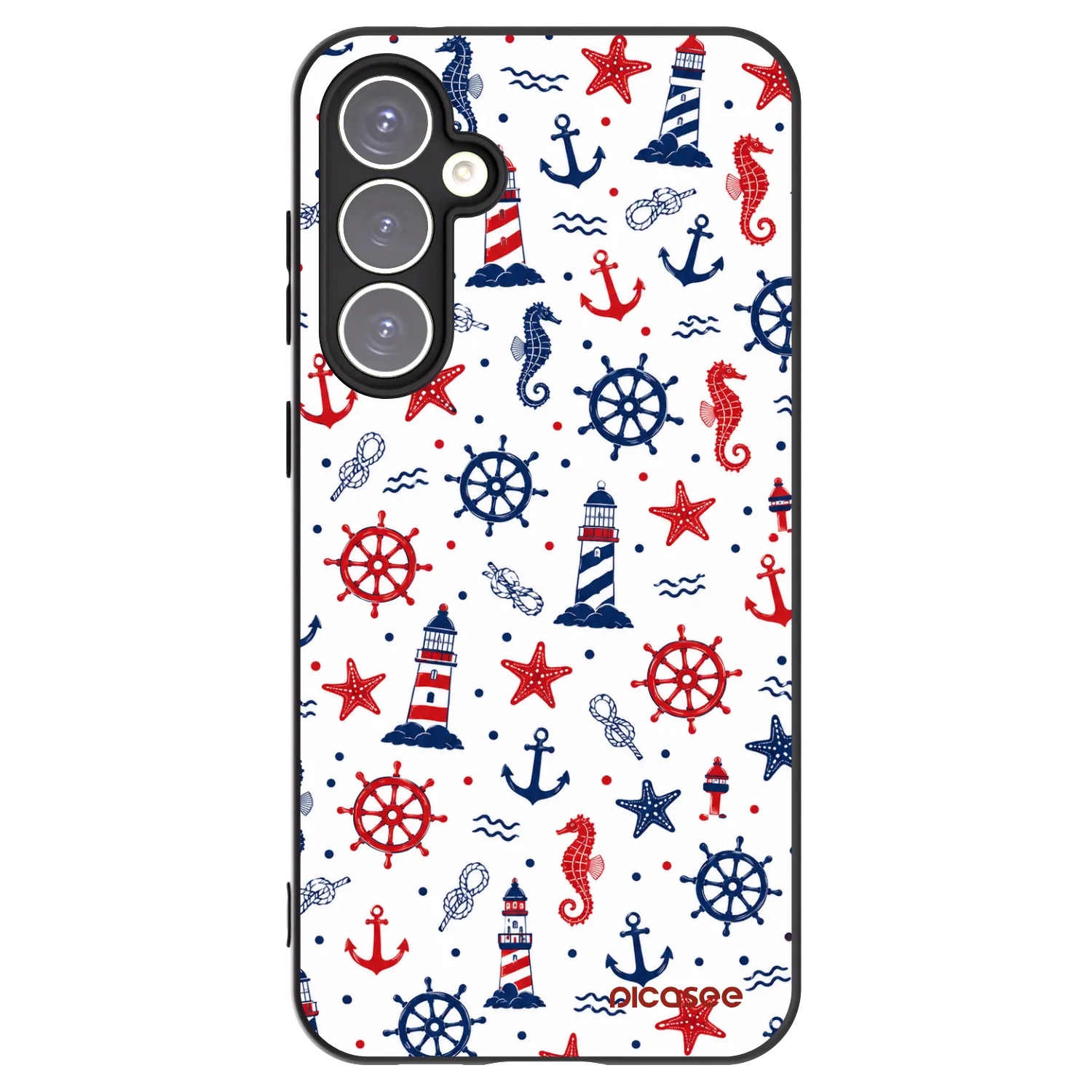 Picasee silikónový čierny obal pre Samsung Galaxy S23 FE S711B - Sailor Vibes