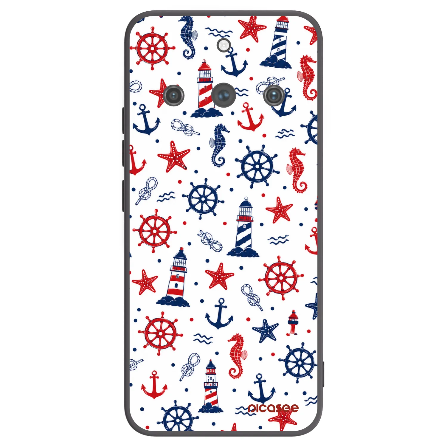 Picasee silikónový čierny obal pre Realme 11 Pro+ - Sailor Vibes