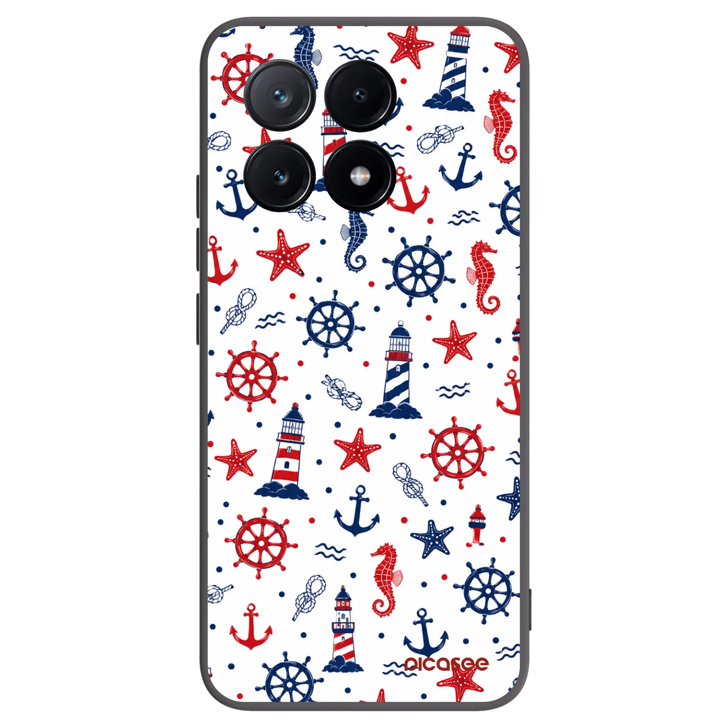 Picasee silikónový čierny obal pre Xiaomi Poco X6 Pro - Sailor Vibes