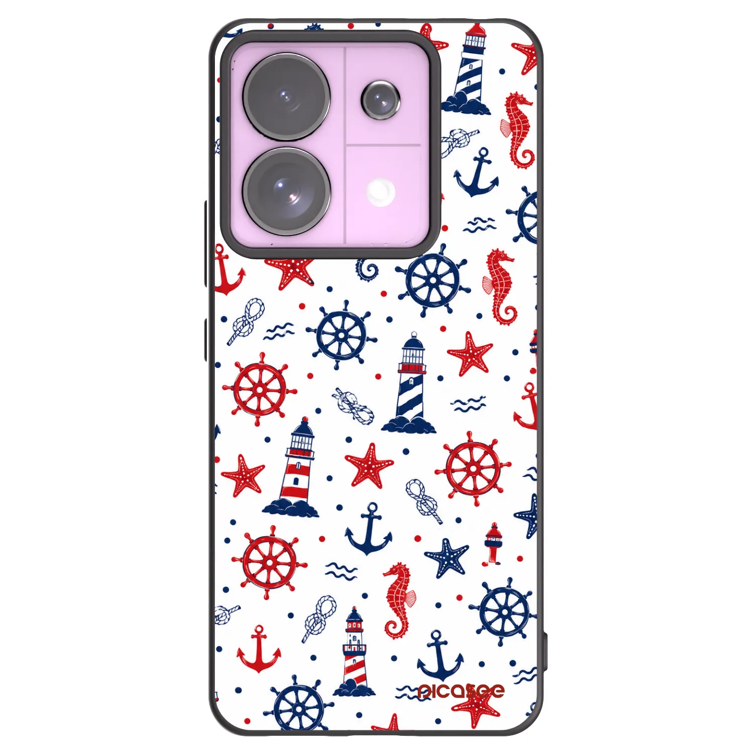 Picasee silikónový čierny obal pre Xiaomi Redmi Note 13 Pro 5G - Sailor Vibes