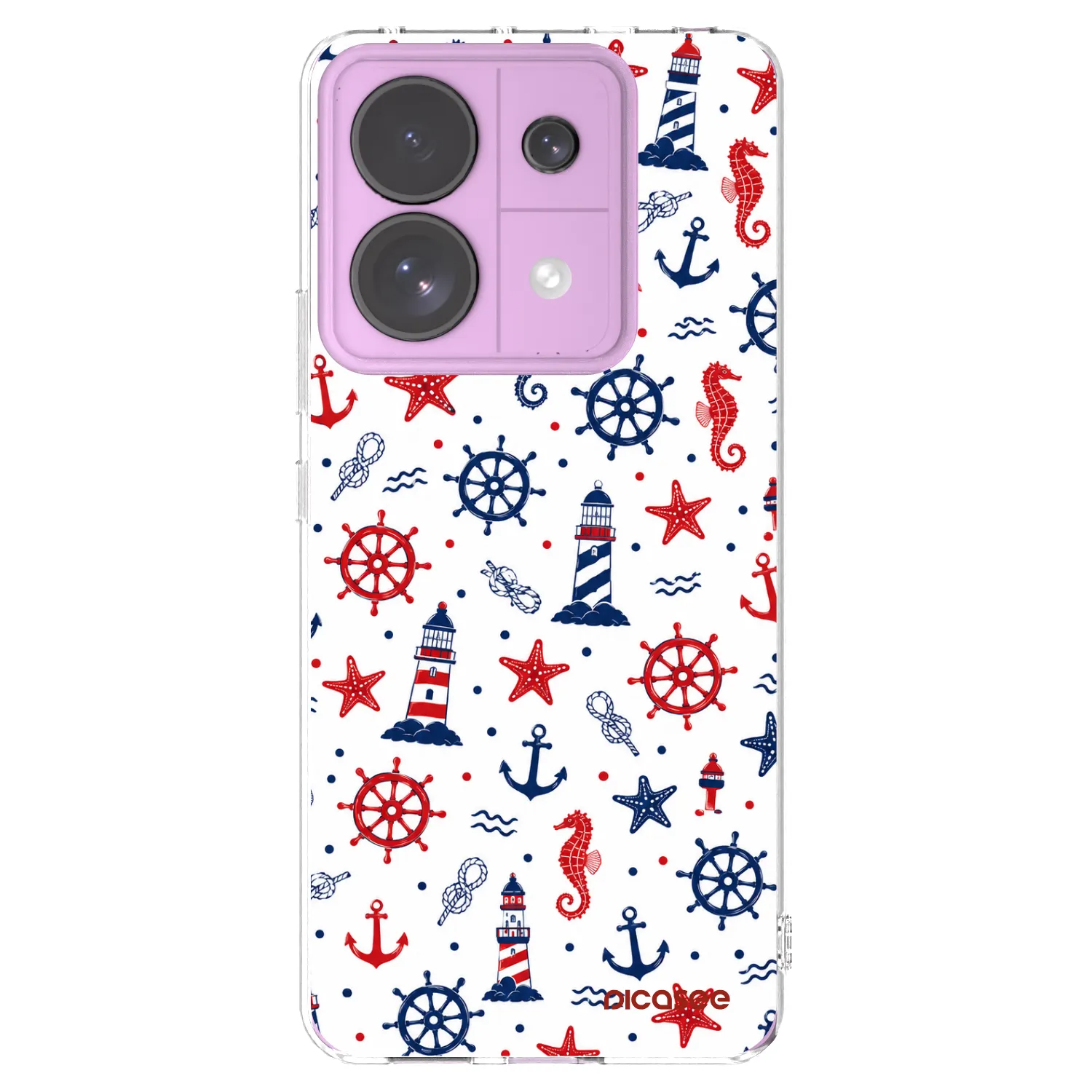 Picasee silikónový prehľadný obal pre Xiaomi Redmi Note 13 Pro 5G - Sailor Vibes
