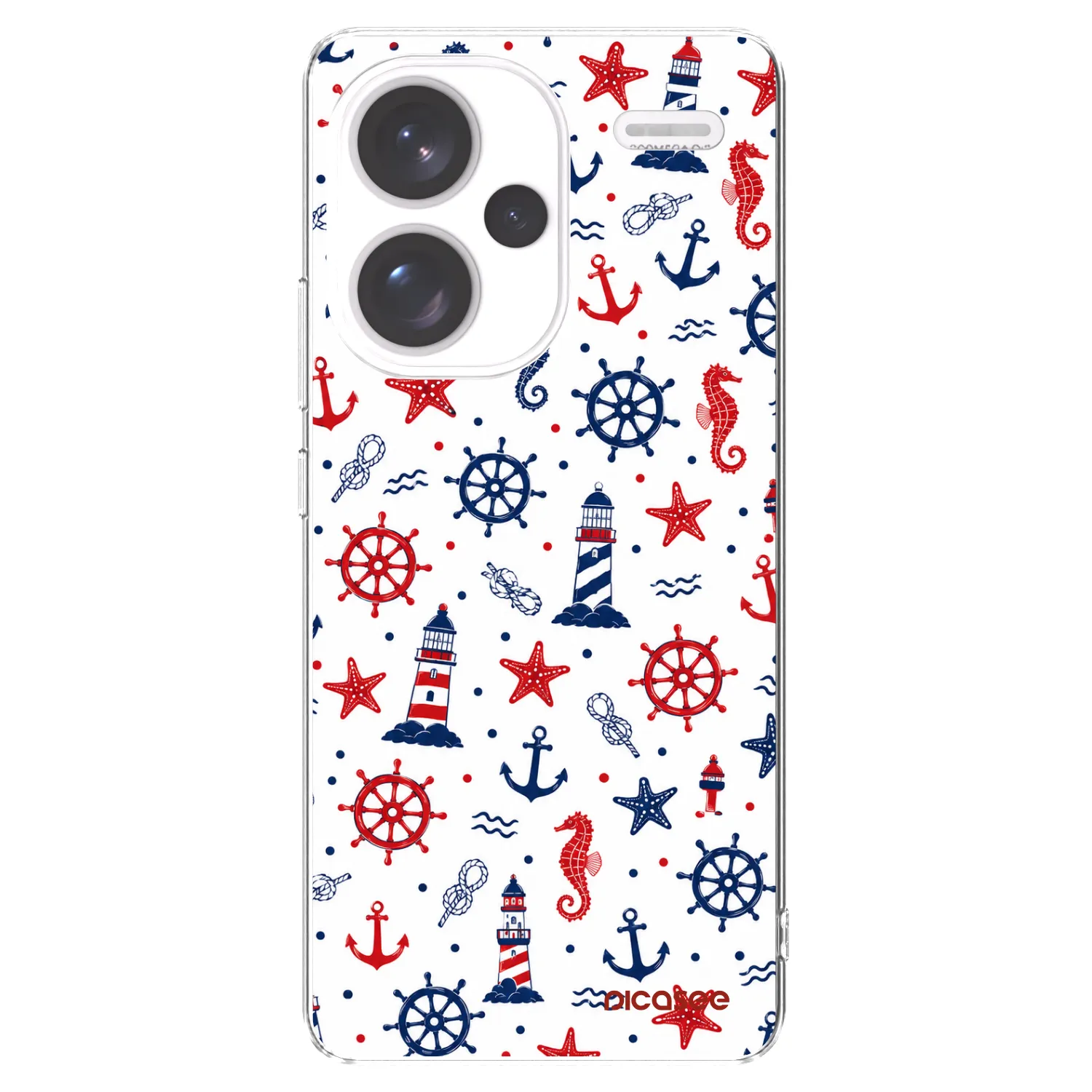 Picasee silikónový prehľadný obal pre Xiaomi Redmi Note 13 Pro+ 5G - Sailor Vibes