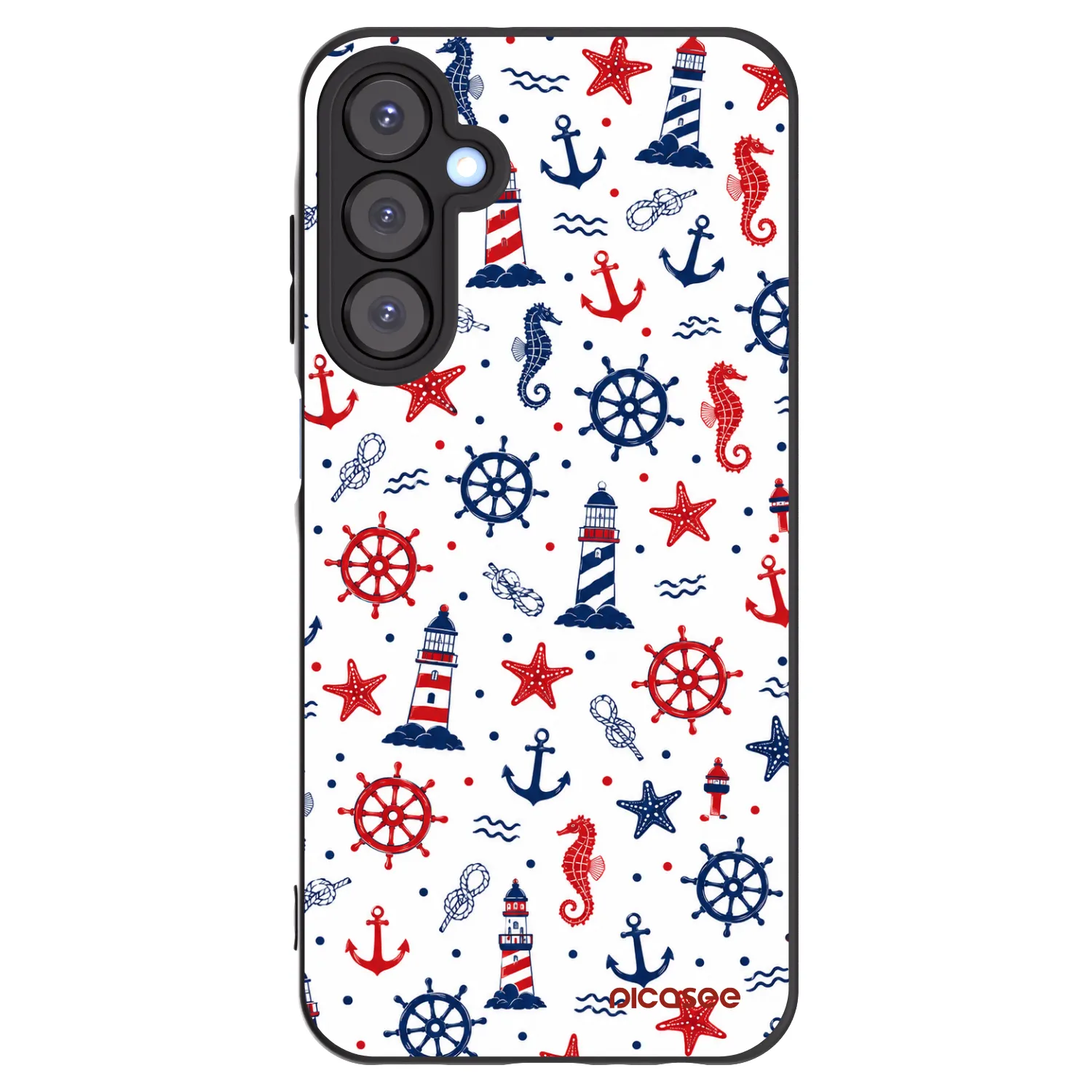 Picasee silikónový čierny obal pre Samsung Galaxy A25 A256B 5G - Sailor Vibes