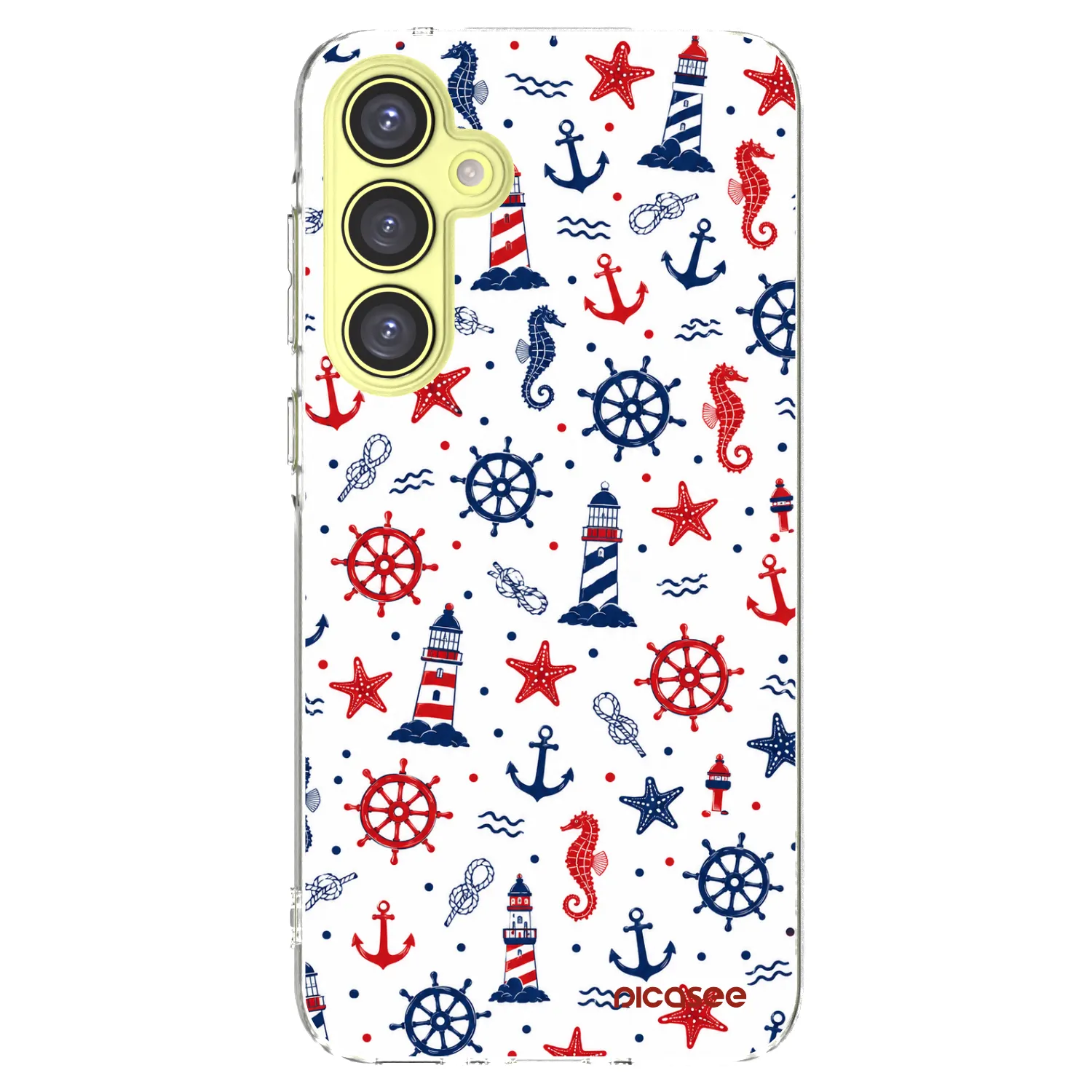 Picasee silikónový prehľadný obal pre Samsung Galaxy A35 5G A356B - Sailor Vibes