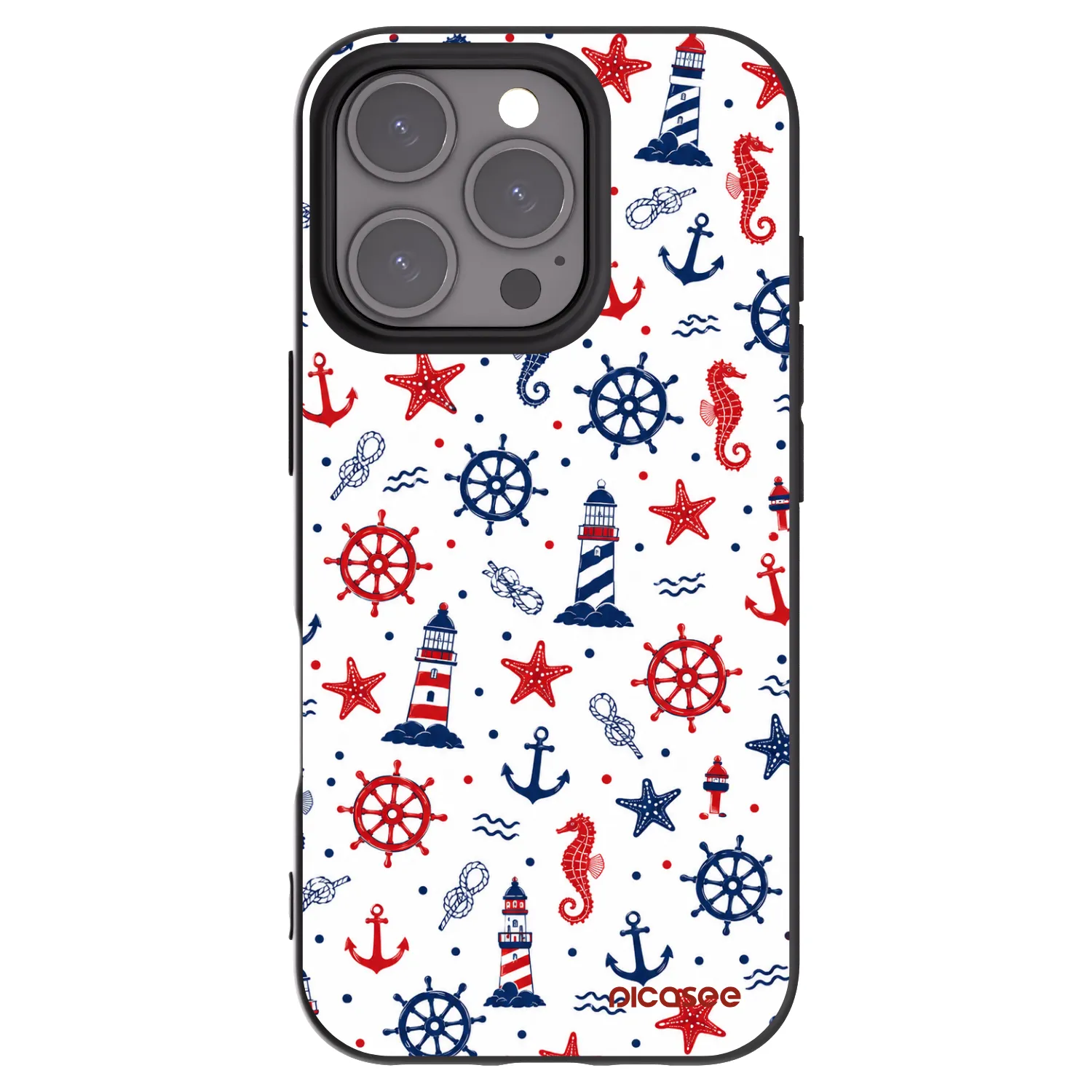 Picasee silikónový čierny obal pre Apple iPhone 16 Pro - Sailor Vibes