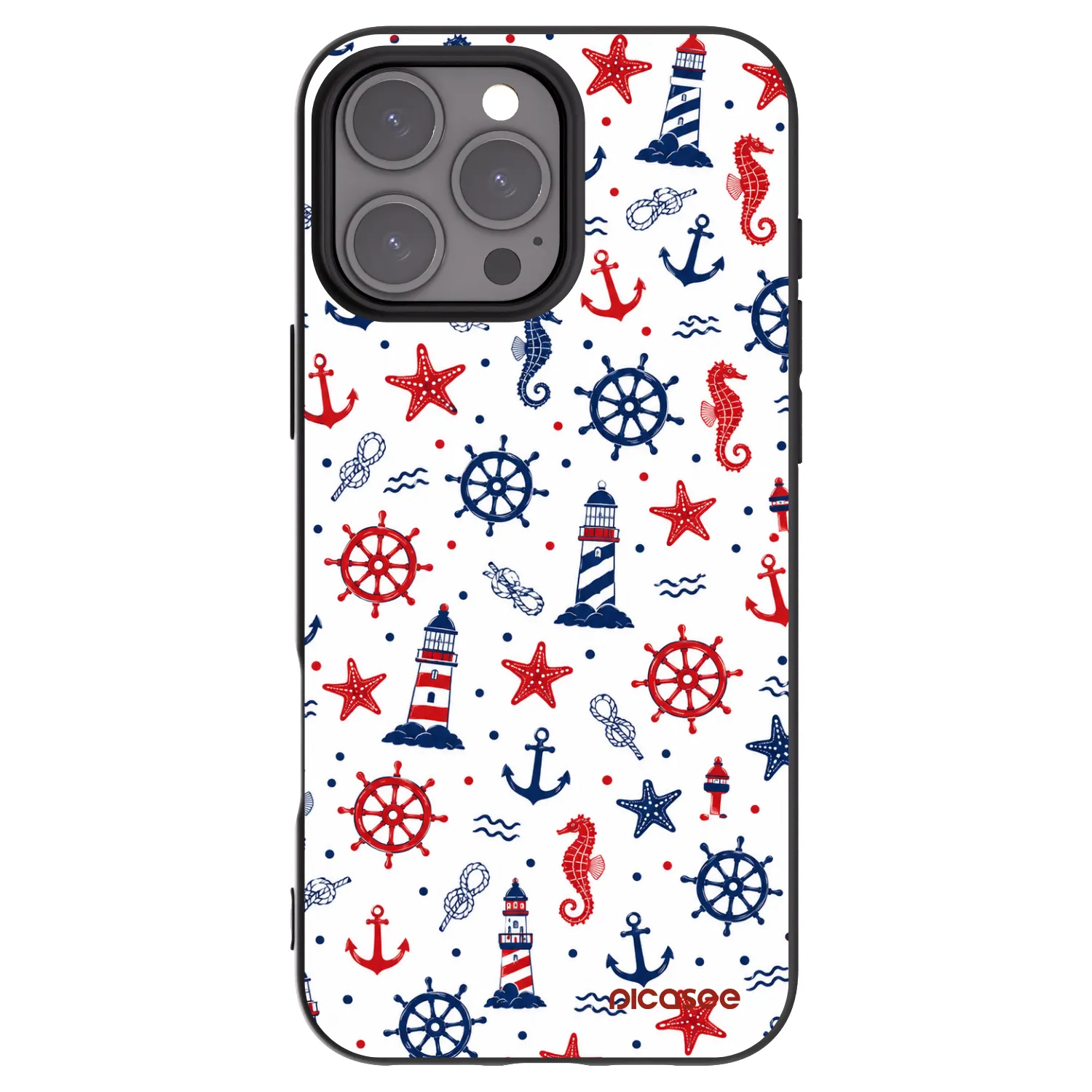 Picasee silikónový čierny obal pre Apple iPhone 16 Pro Max - Sailor Vibes