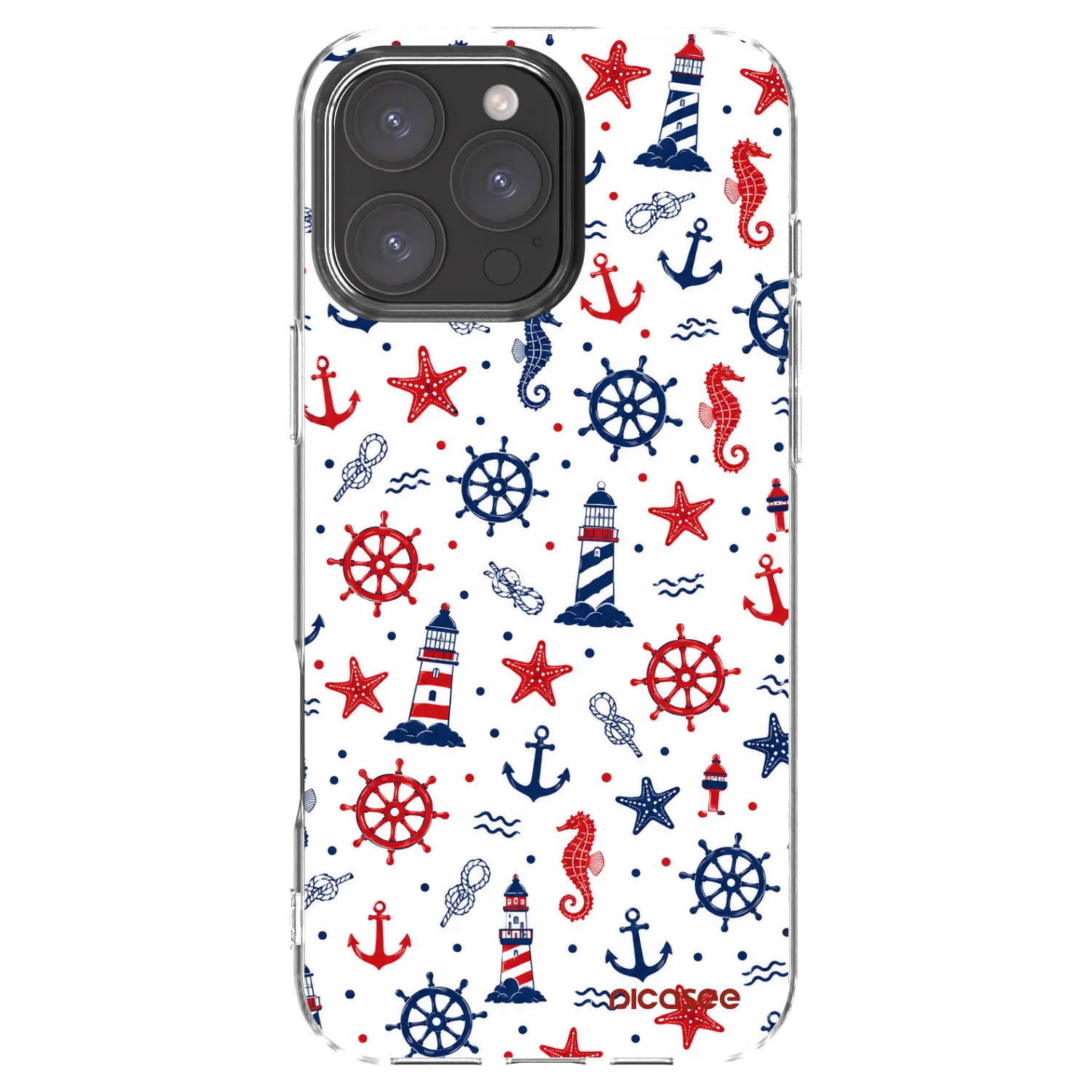 Picasee silikónový prehľadný obal pre Apple iPhone 16 Pro Max - Sailor Vibes
