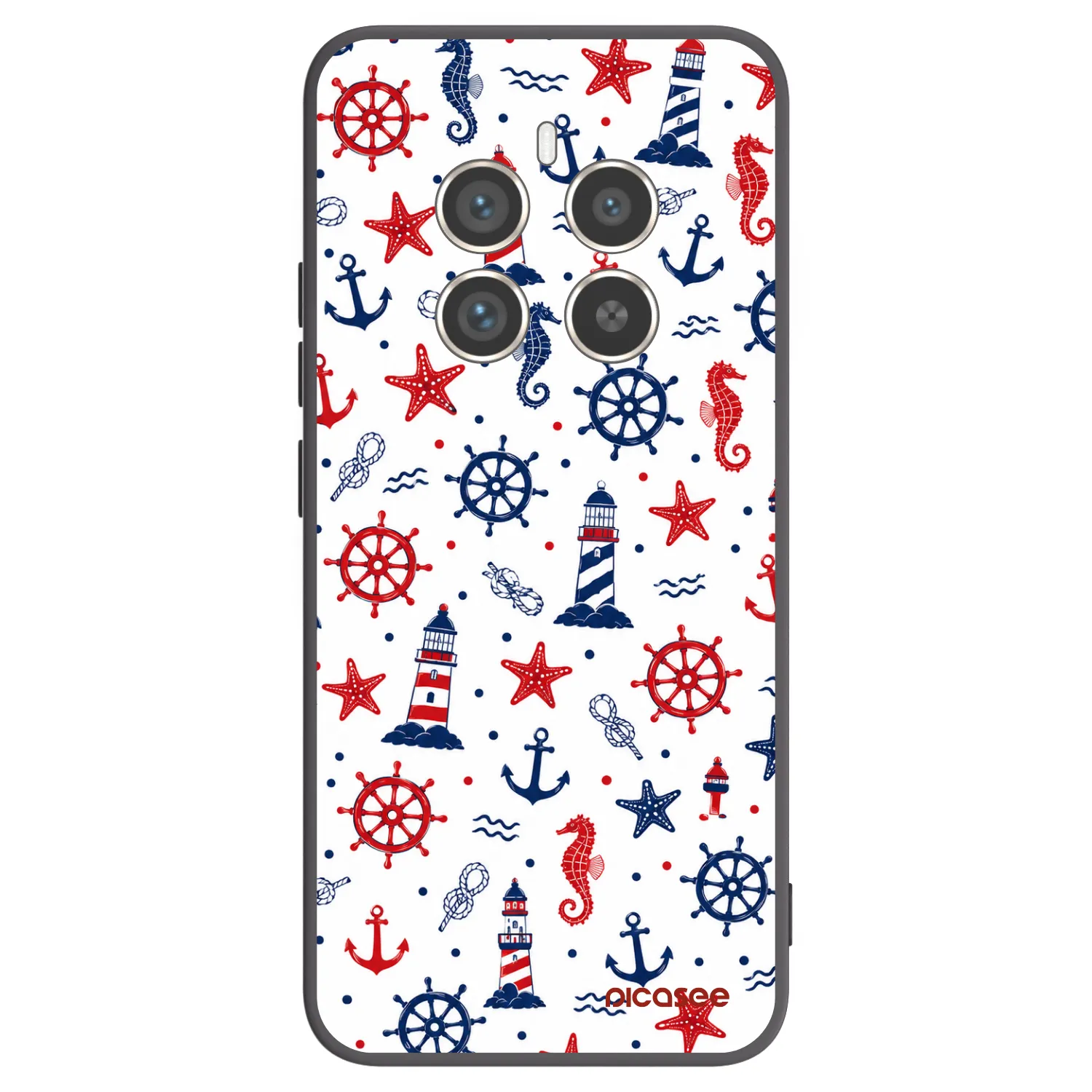Picasee silikónový čierny obal pre Realme 12 Pro 5G - Sailor Vibes