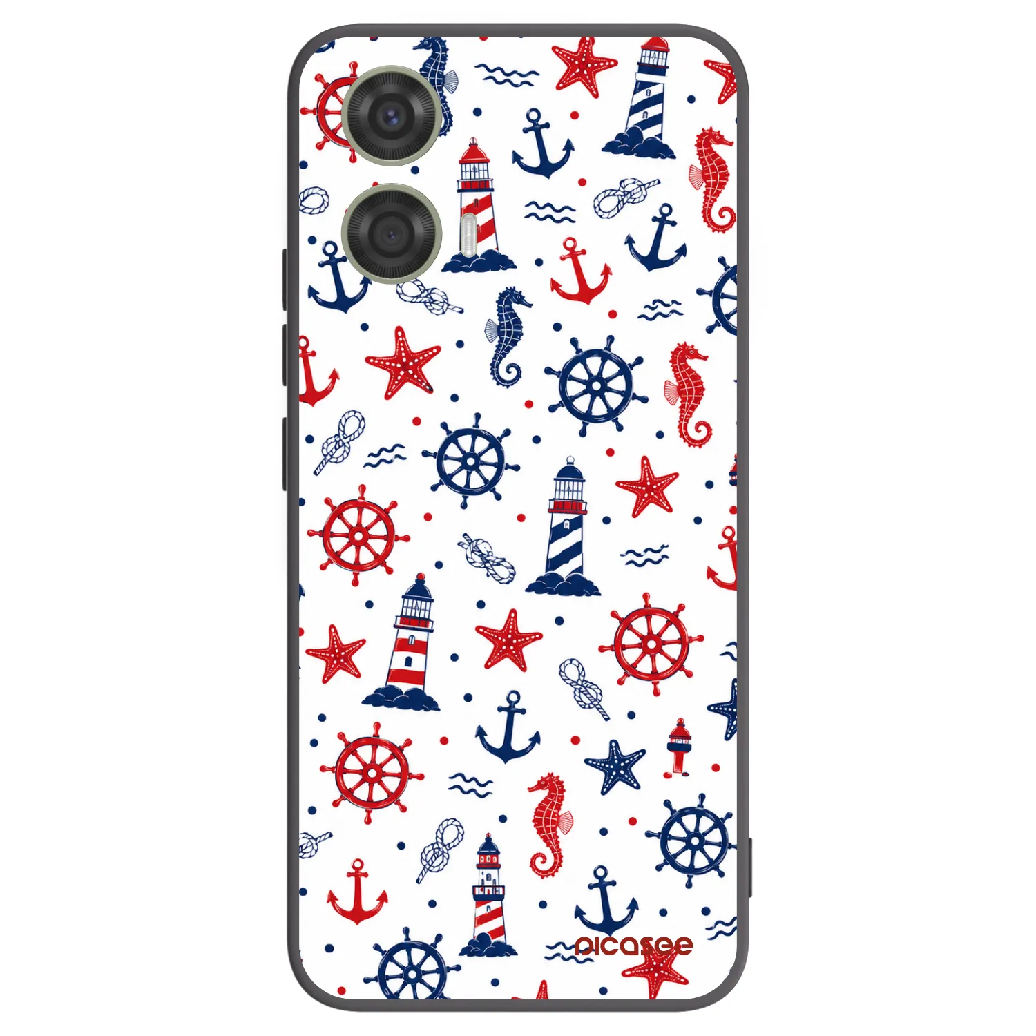 Picasee silikónový čierny obal pre Motorola Moto G24 - Sailor Vibes