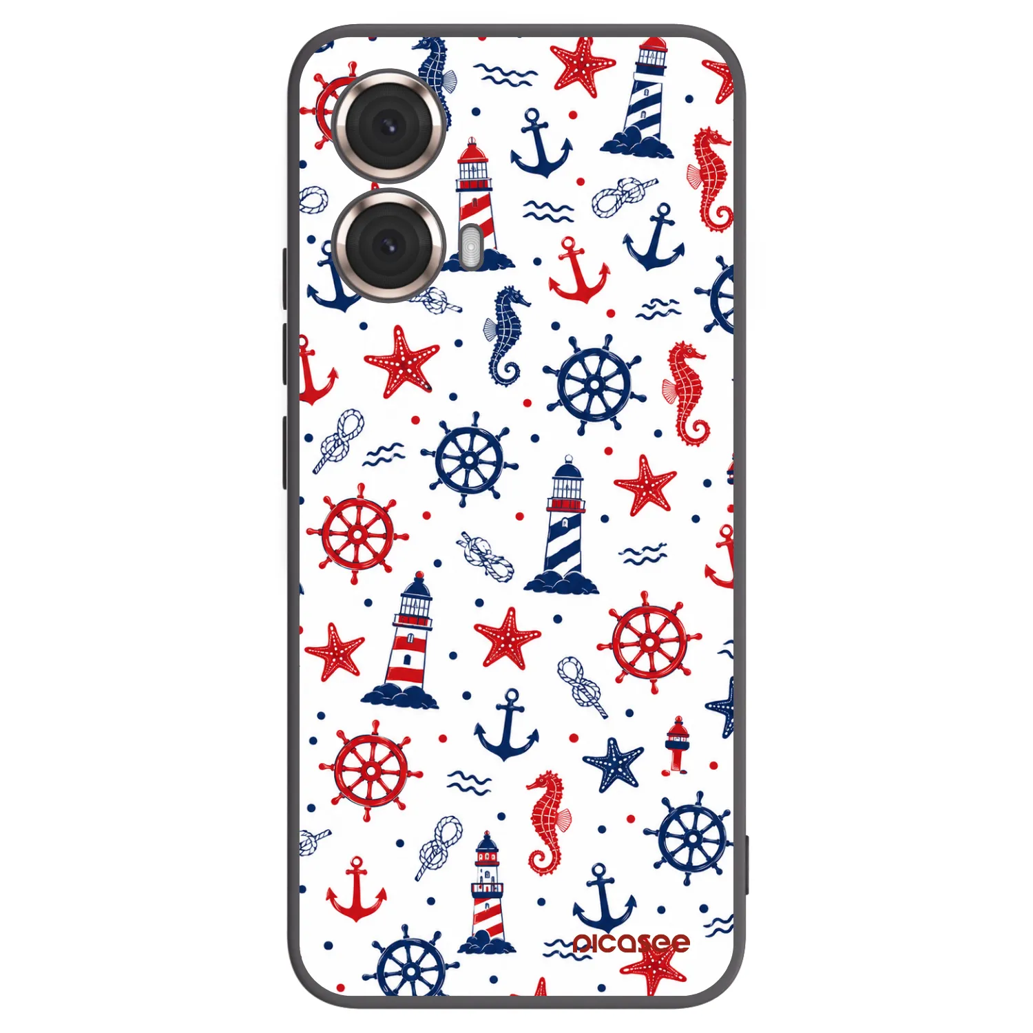 Picasee silikónový čierny obal pre Motorola Moto G85 - Sailor Vibes