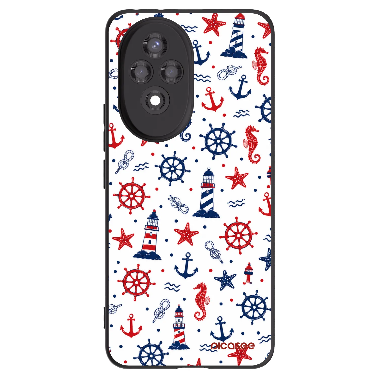 Picasee silikónový čierny obal pre Honor 200 Pro 5G - Sailor Vibes