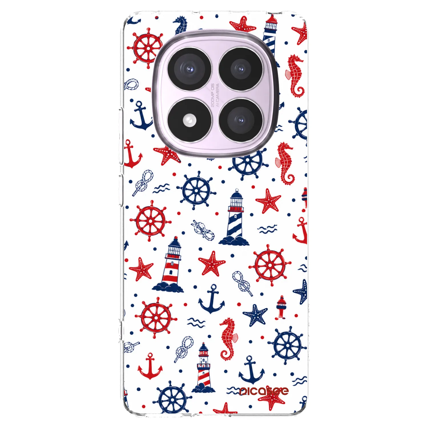 Picasee silikónový prehľadný obal pre Xiaomi Redmi Note 14 Pro 5G - Sailor Vibes