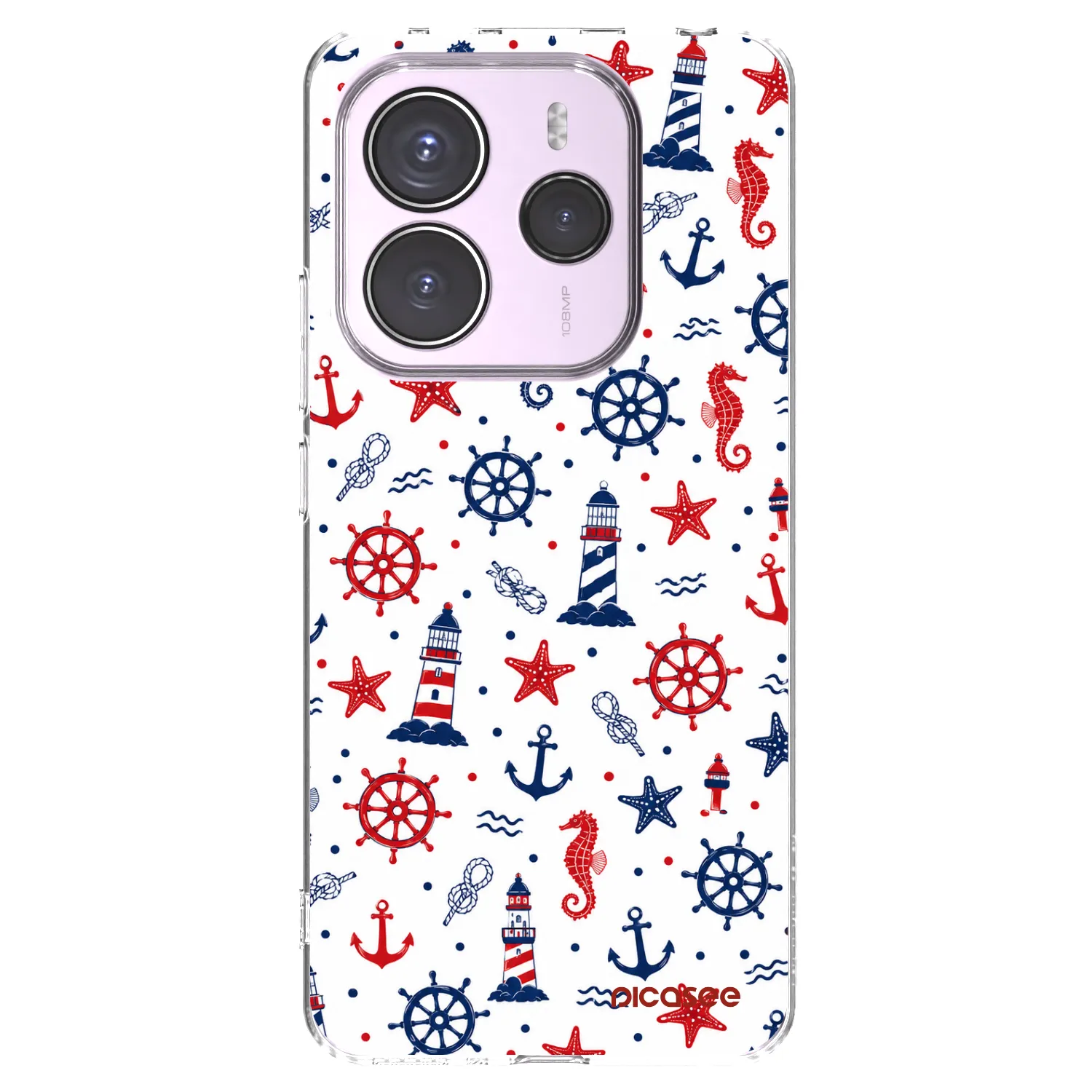 Picasee silikónový prehľadný obal pre Xiaomi Redmi Note 14 5G - Sailor Vibes