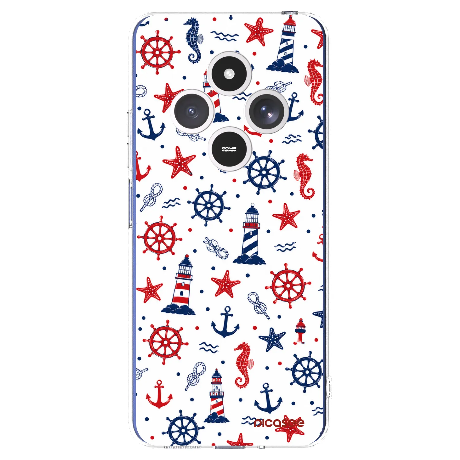Picasee silikónový prehľadný obal pre Xiaomi Redmi 14C - Sailor Vibes