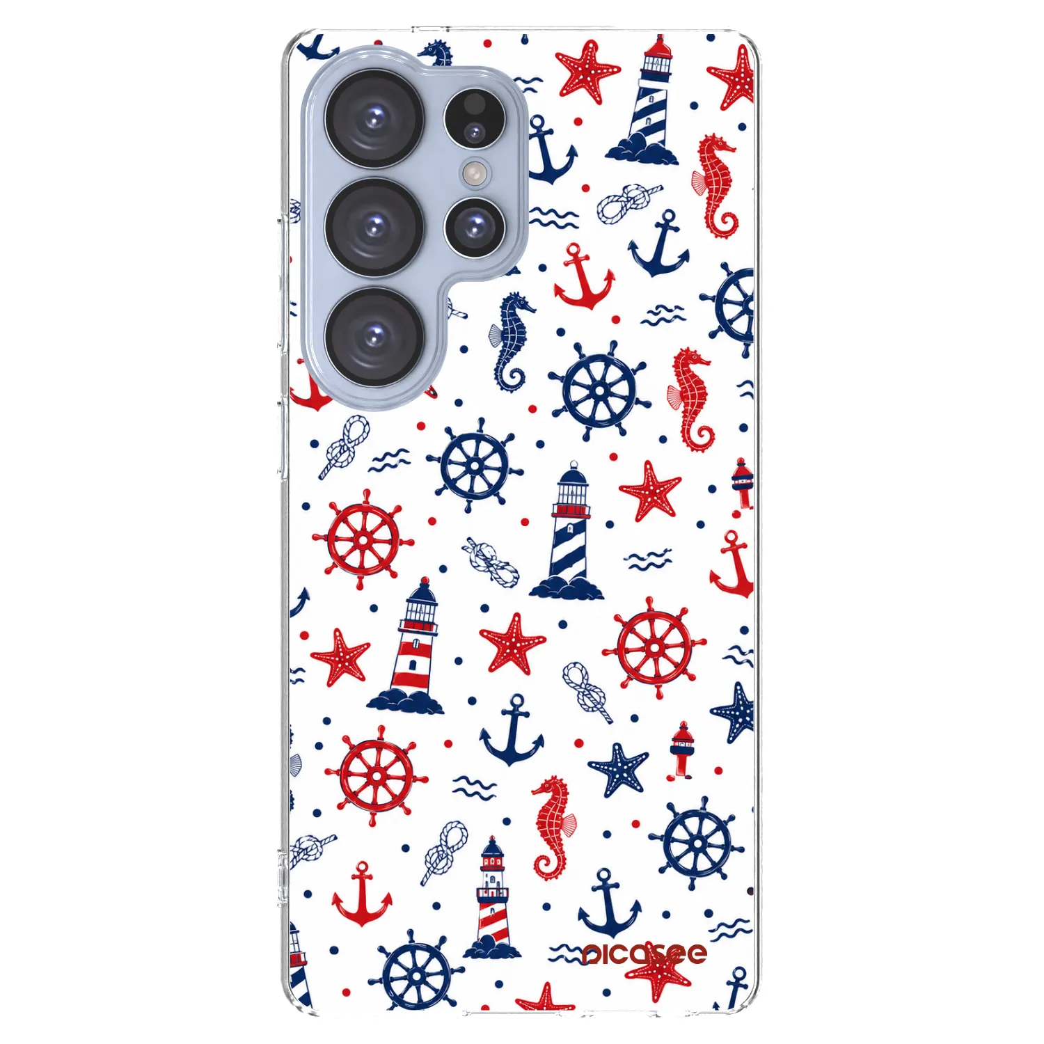 Picasee silikónový prehľadný obal pre Samsung Galaxy S25 Ultra 5G - Sailor Vibes