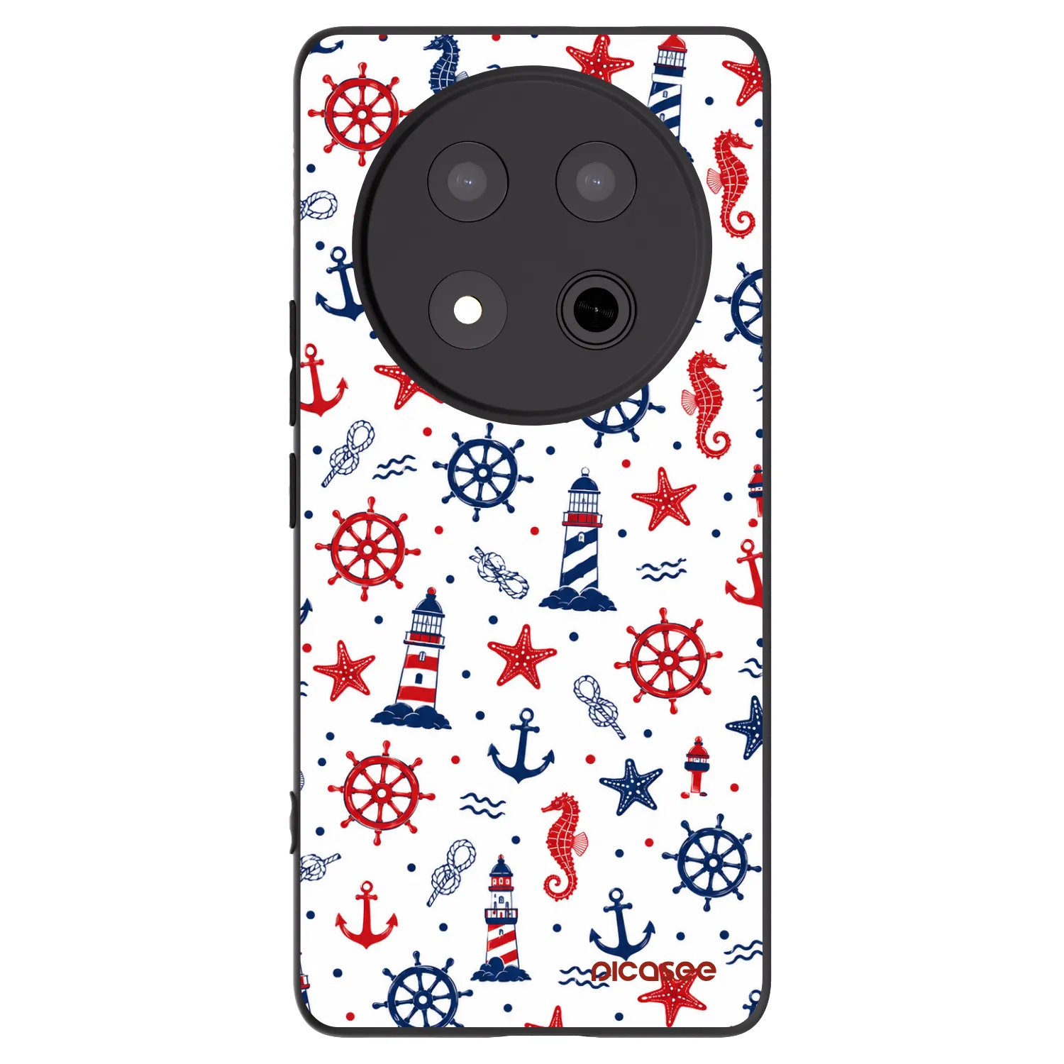 Picasee silikónový čierny obal pre Honor Magic7 Lite 5G - Sailor Vibes