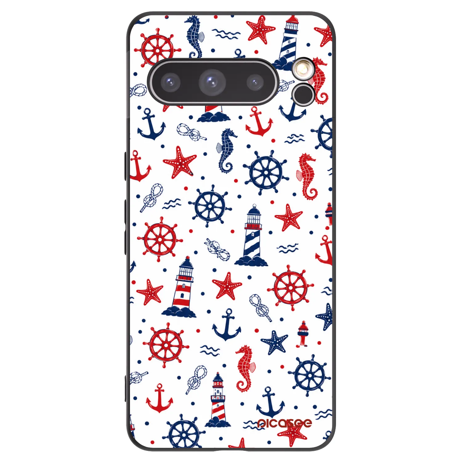 Picasee silikónový čierny obal pre Google Pixel 8 Pro - Sailor Vibes