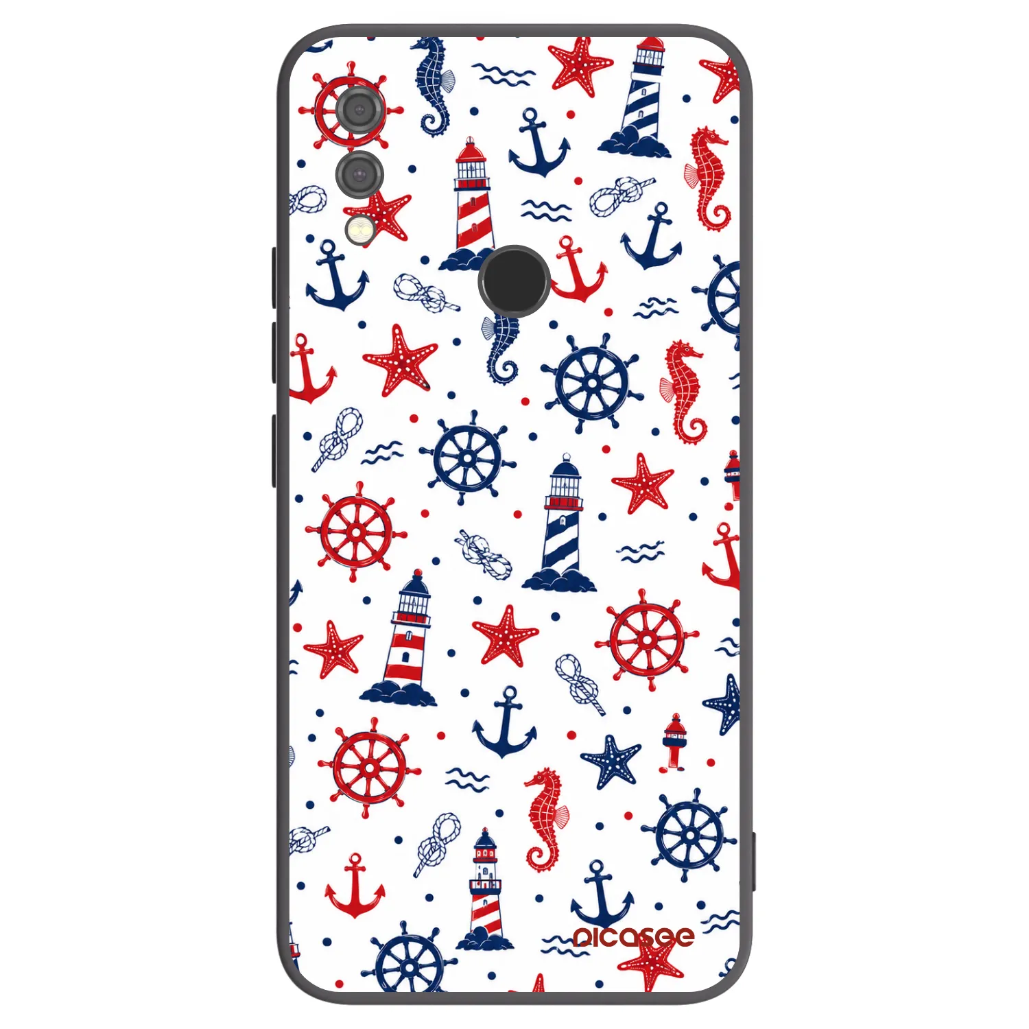 Picasee silikónový čierny obal pre Xiaomi Redmi Note 7 - Sailor Vibes